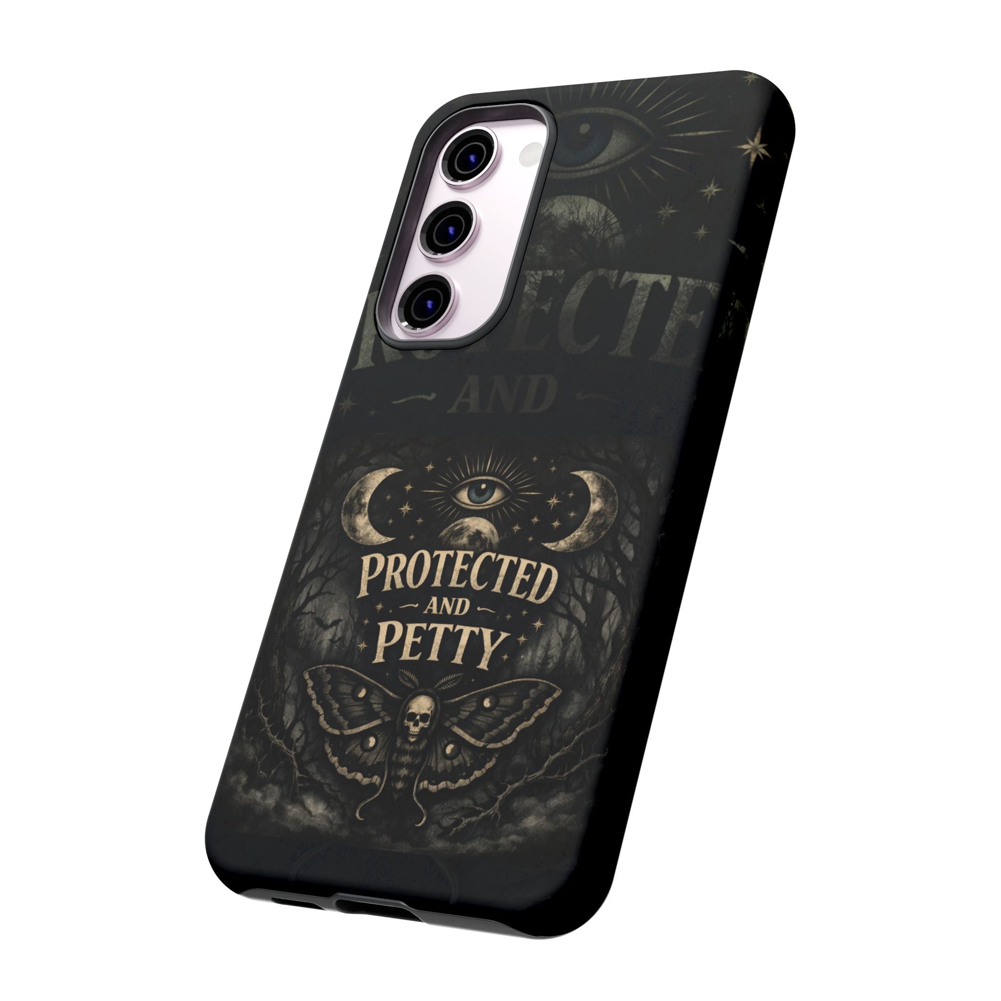Phone Case — Gothic 'Protected and Petty' Tough Protective Cover