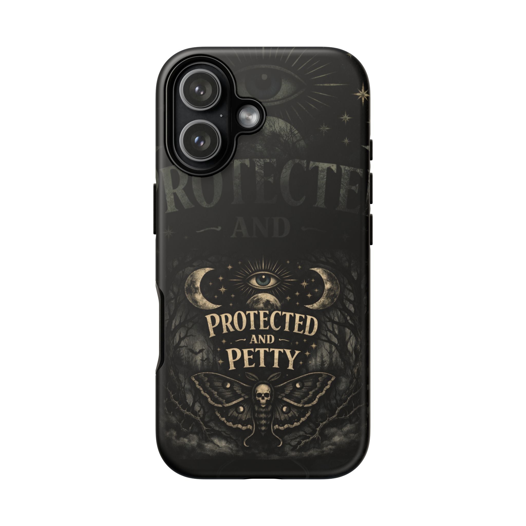 Phone Case — Gothic 'Protected and Petty' Tough Protective Cover