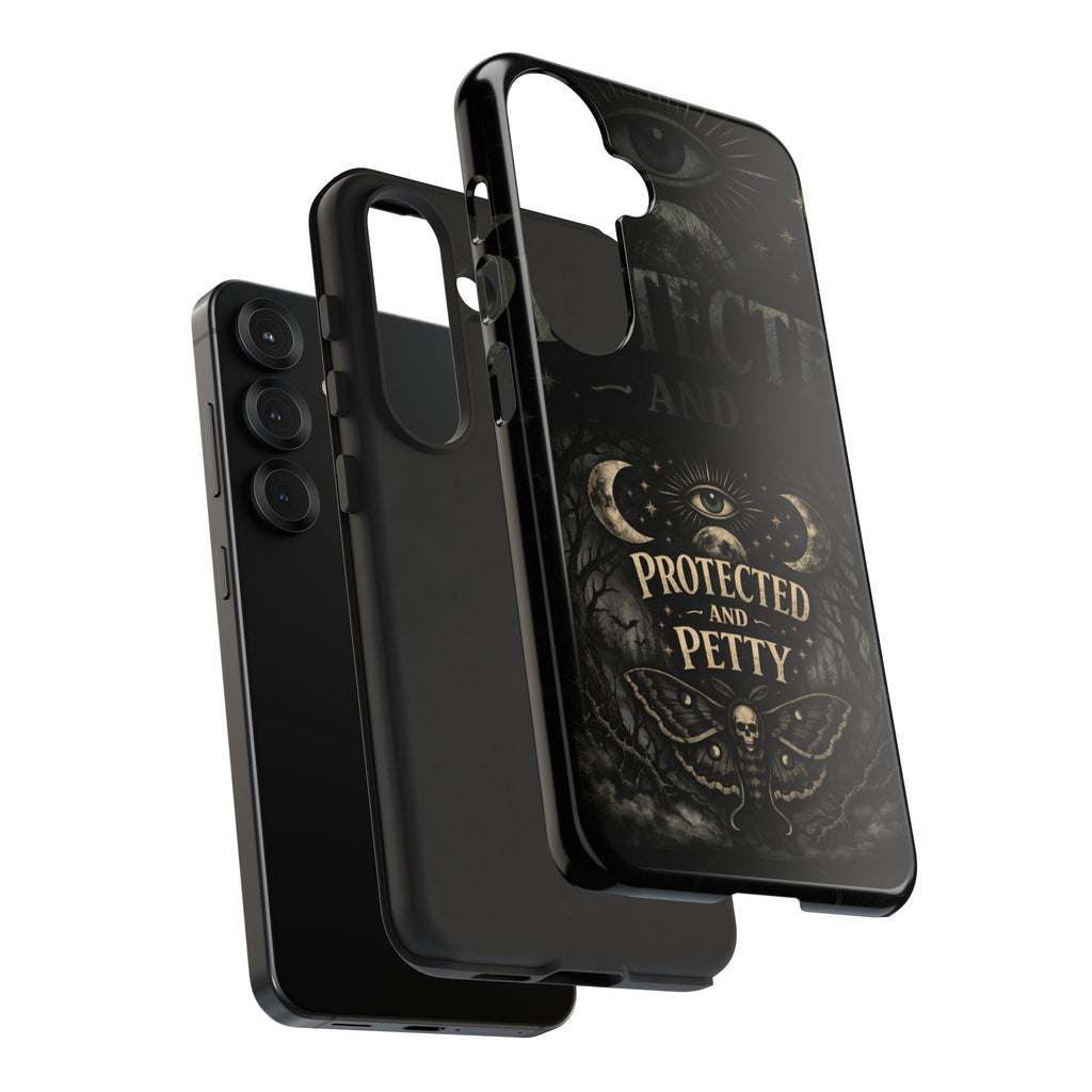 Phone Case — Gothic 'Protected and Petty' Tough Protective Cover