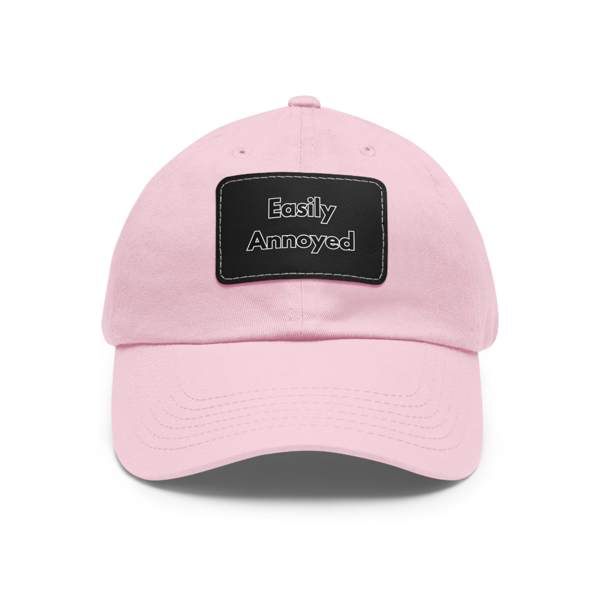 Easily Annoyed Leather Patch "Dad Hat" – Funny Casual Cap