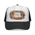 Petty When Provoked Floral Trucker Cap — Vintage Country Mesh Hat for Women
