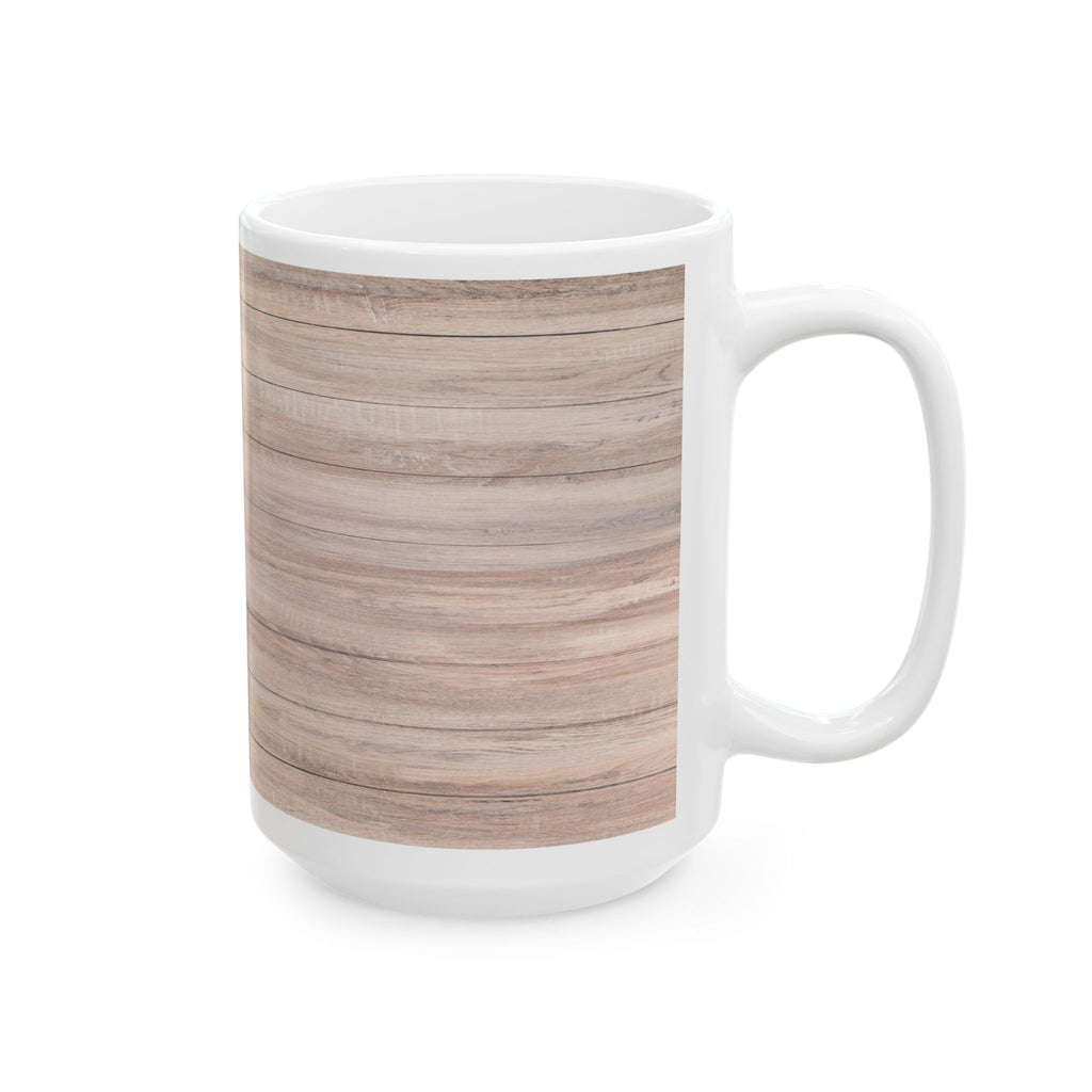 Undiagnosed Raccoon wearing cowboy hat Ceramic Mug –  Rustic Coffee Cup (15oz)