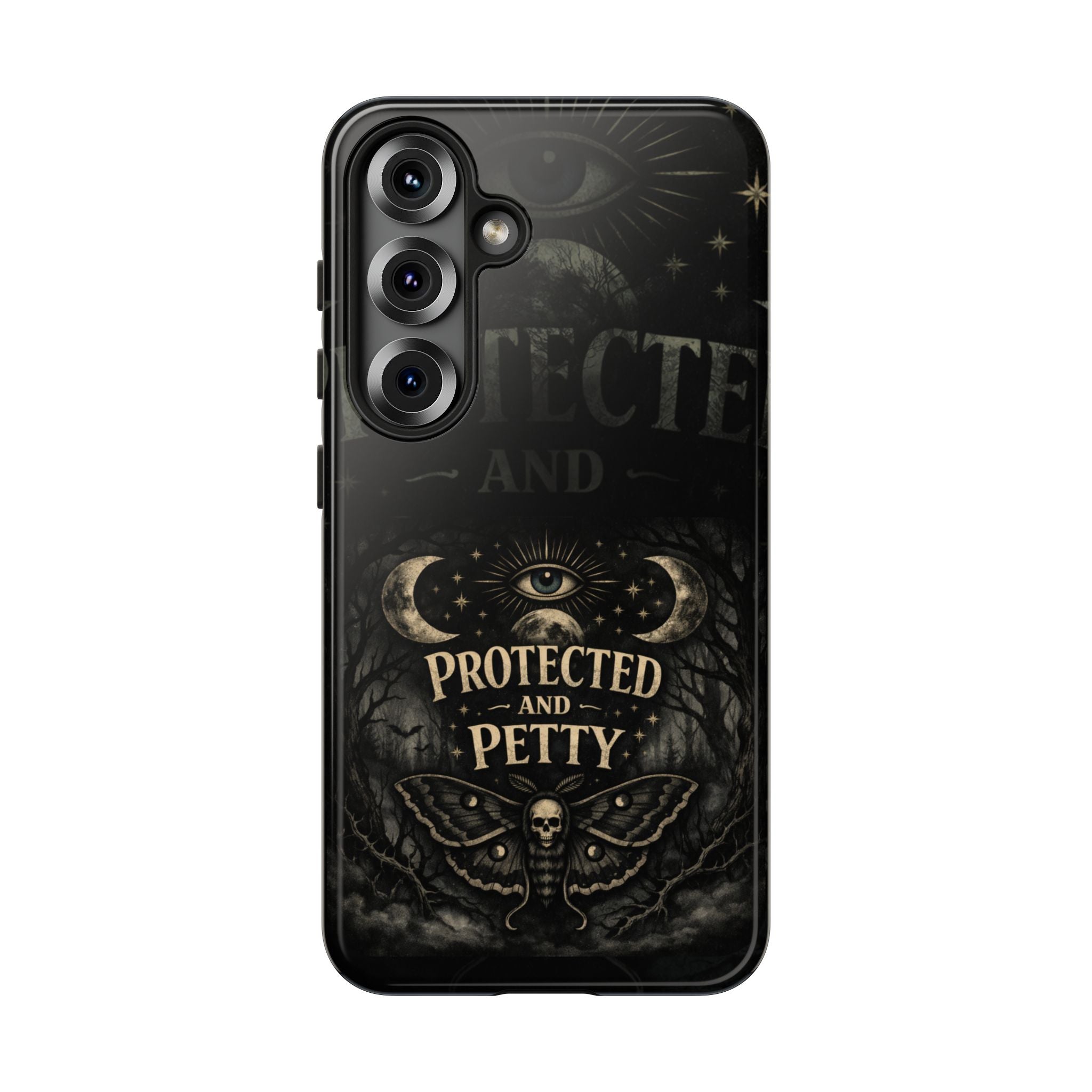 Phone Case — Gothic 'Protected and Petty' Tough Protective Cover
