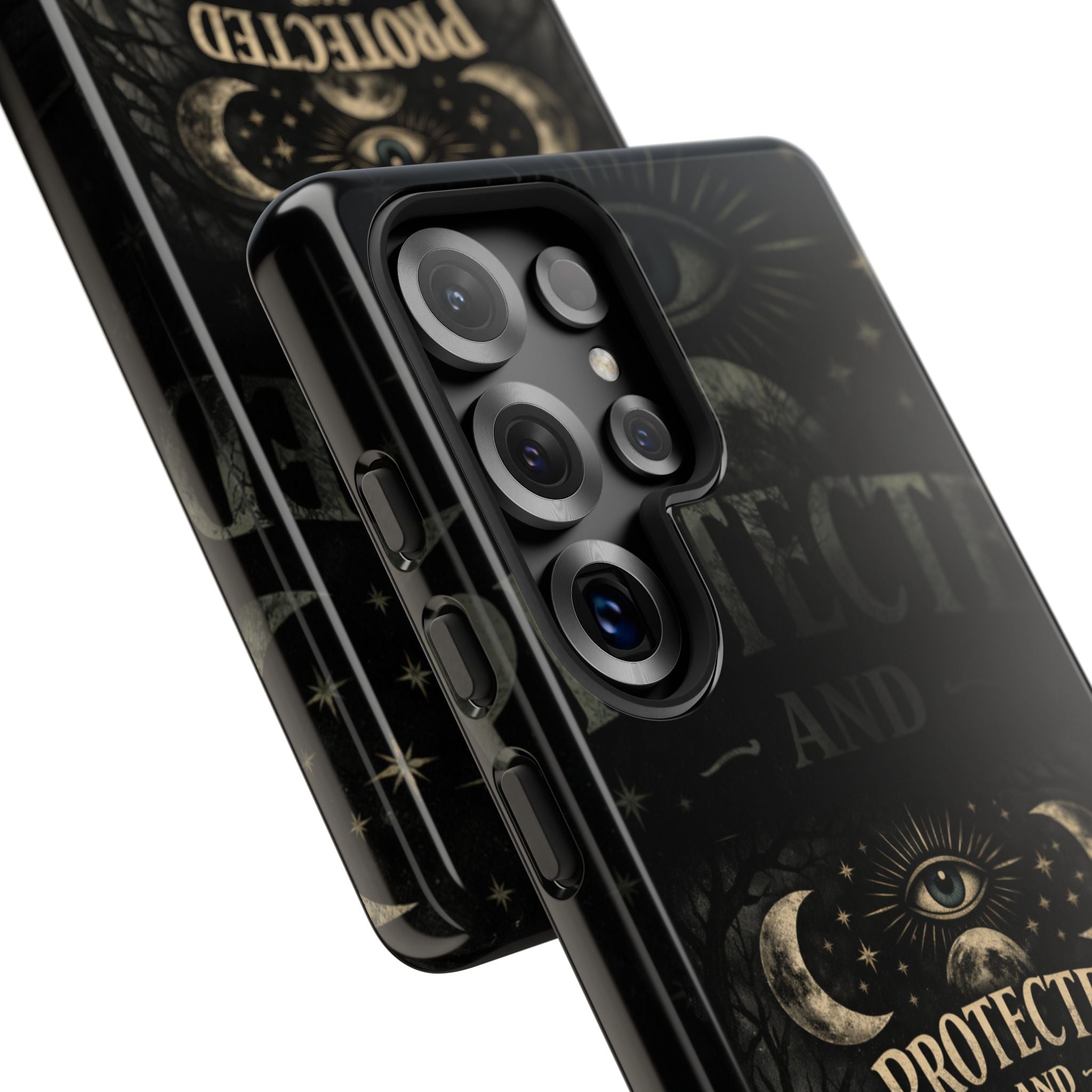 Phone Case — Gothic 'Protected and Petty' Tough Protective Cover