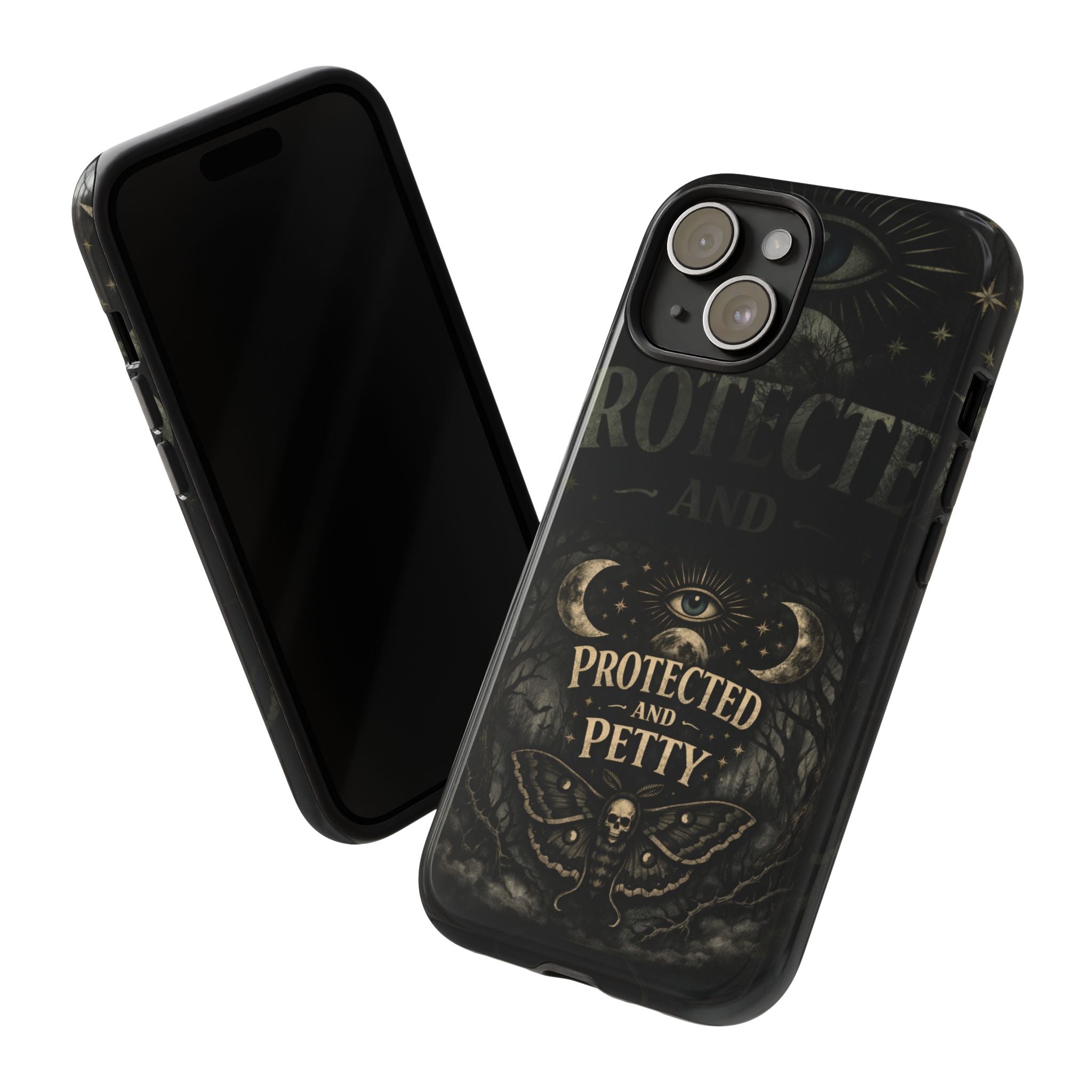 Phone Case — Gothic 'Protected and Petty' Tough Protective Cover