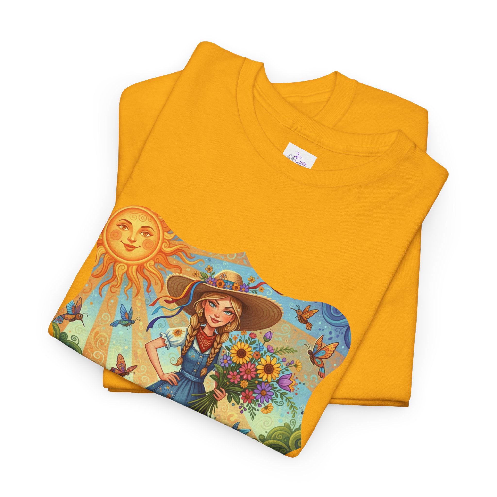 Summer Sunflower Scarecrow T-Shirt — "Don't Tell Me What To Do" Graphic Tee