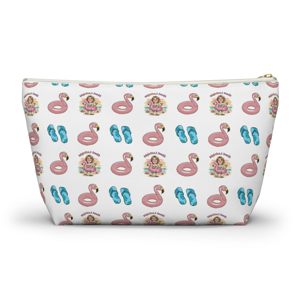 "About Lastnight" Accessory Pouch w T-bottom