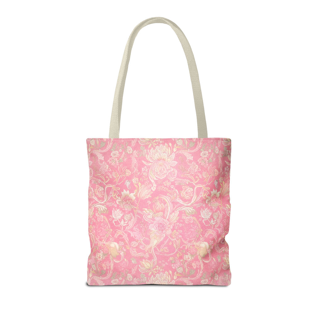Charming Chaos Pink Tote Bag — "A Little Chaos, A Lot of Charm" All-Over-Print