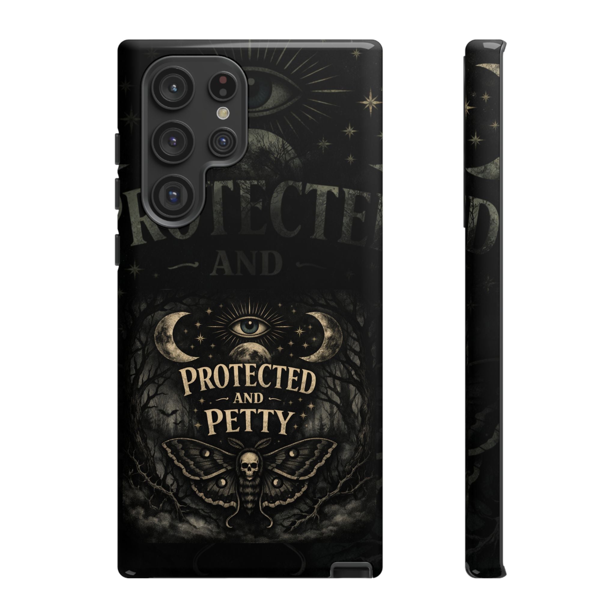Phone Case — Gothic 'Protected and Petty' Tough Protective Cover
