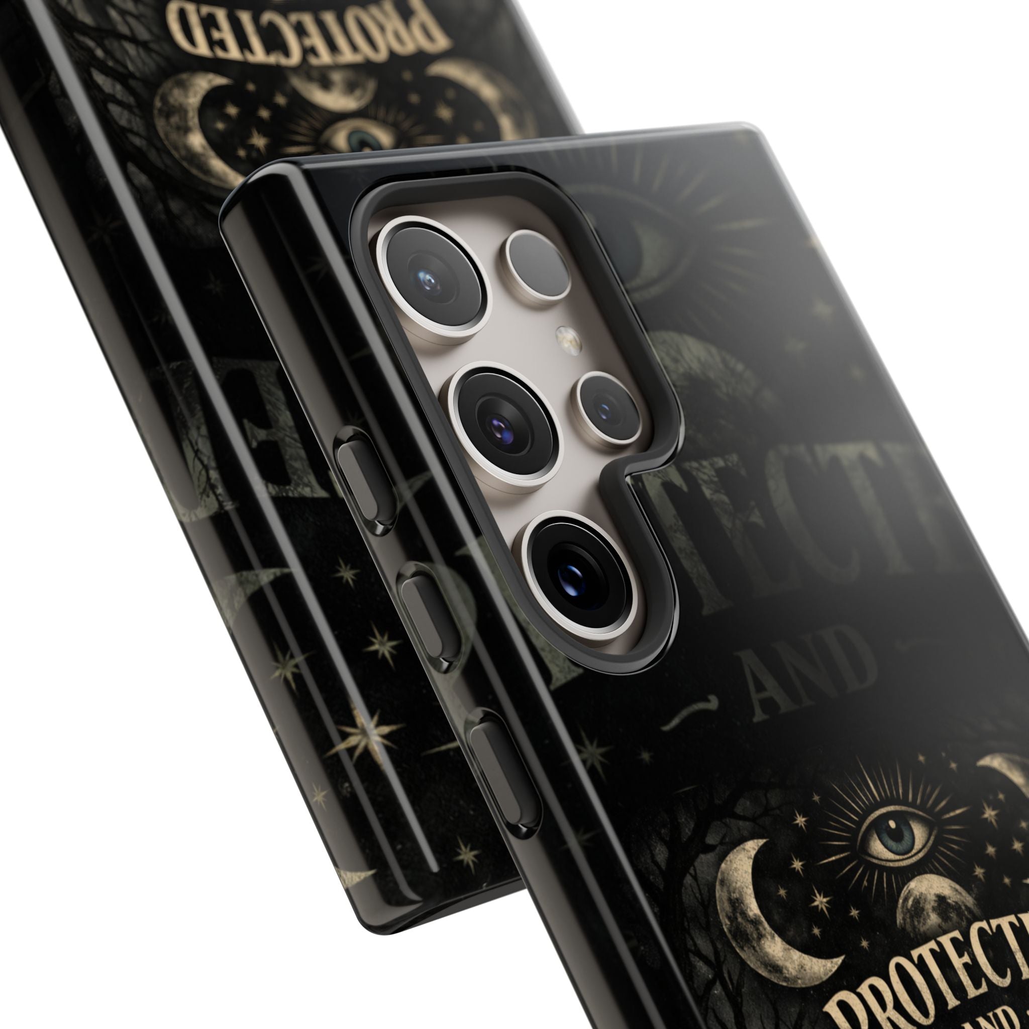 Phone Case — Gothic 'Protected and Petty' Tough Protective Cover
