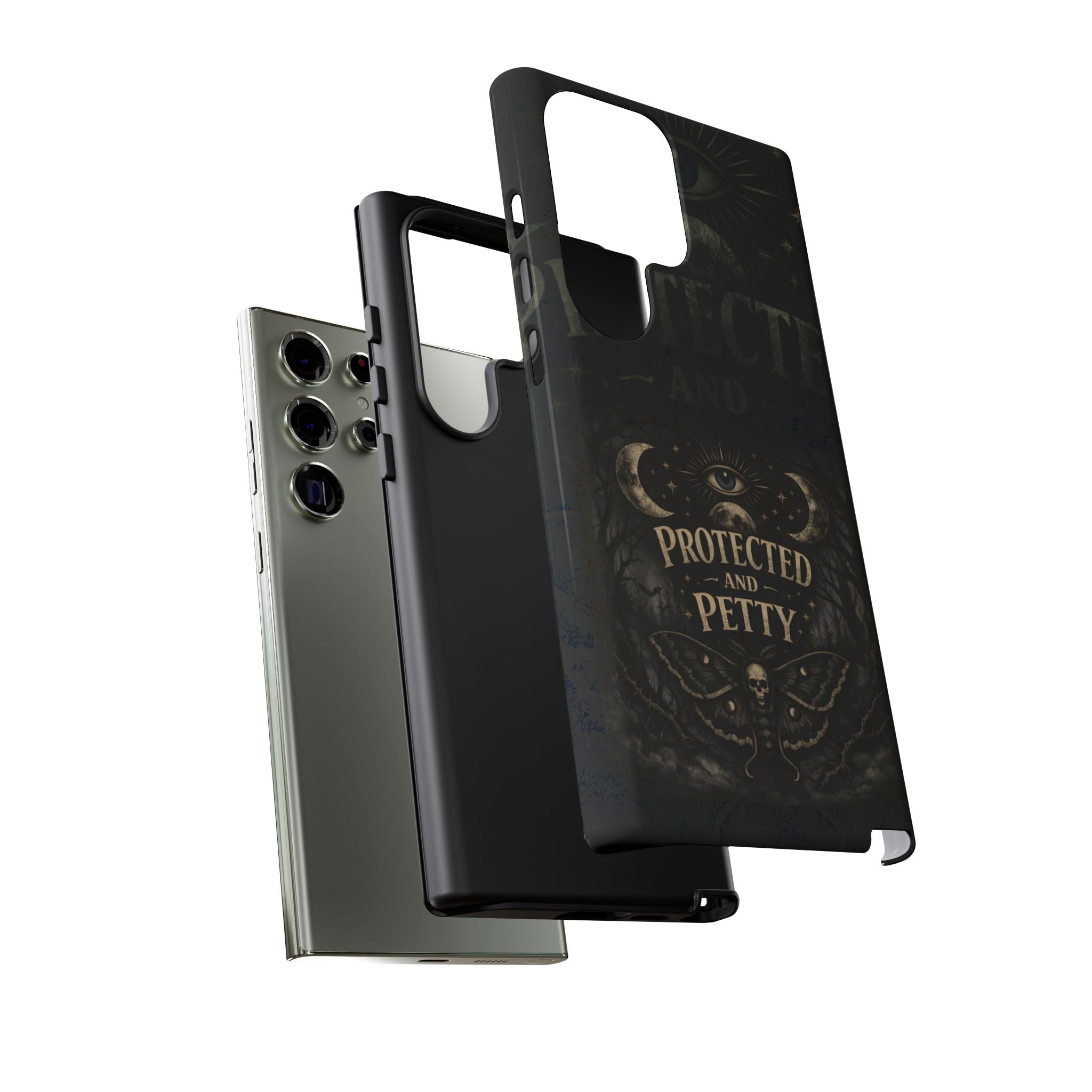 Phone Case — Gothic 'Protected and Petty' Tough Protective Cover