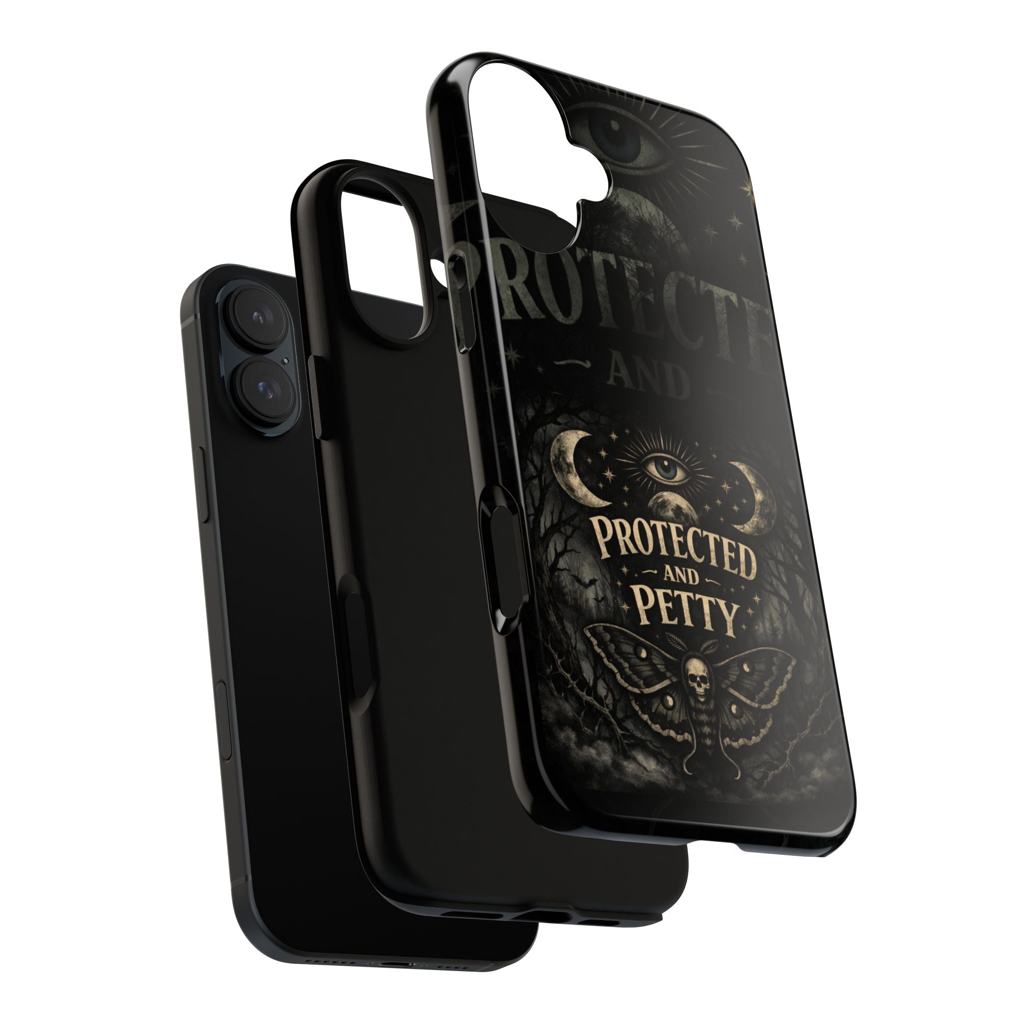 Phone Case — Gothic 'Protected and Petty' Tough Protective Cover