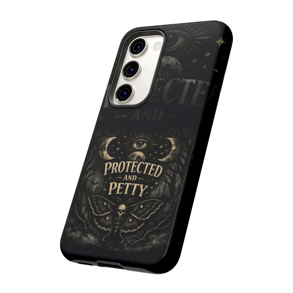 Phone Case — Gothic 'Protected and Petty' Tough Protective Cover