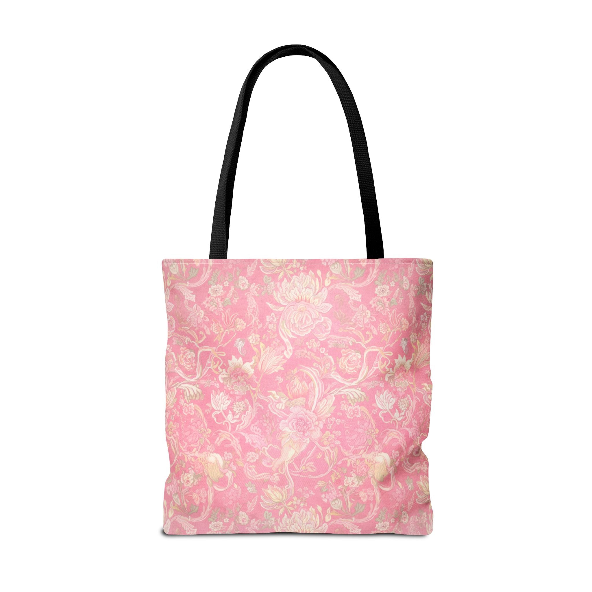 Charming Chaos Pink Tote Bag — "A Little Chaos, A Lot of Charm" All-Over-Print