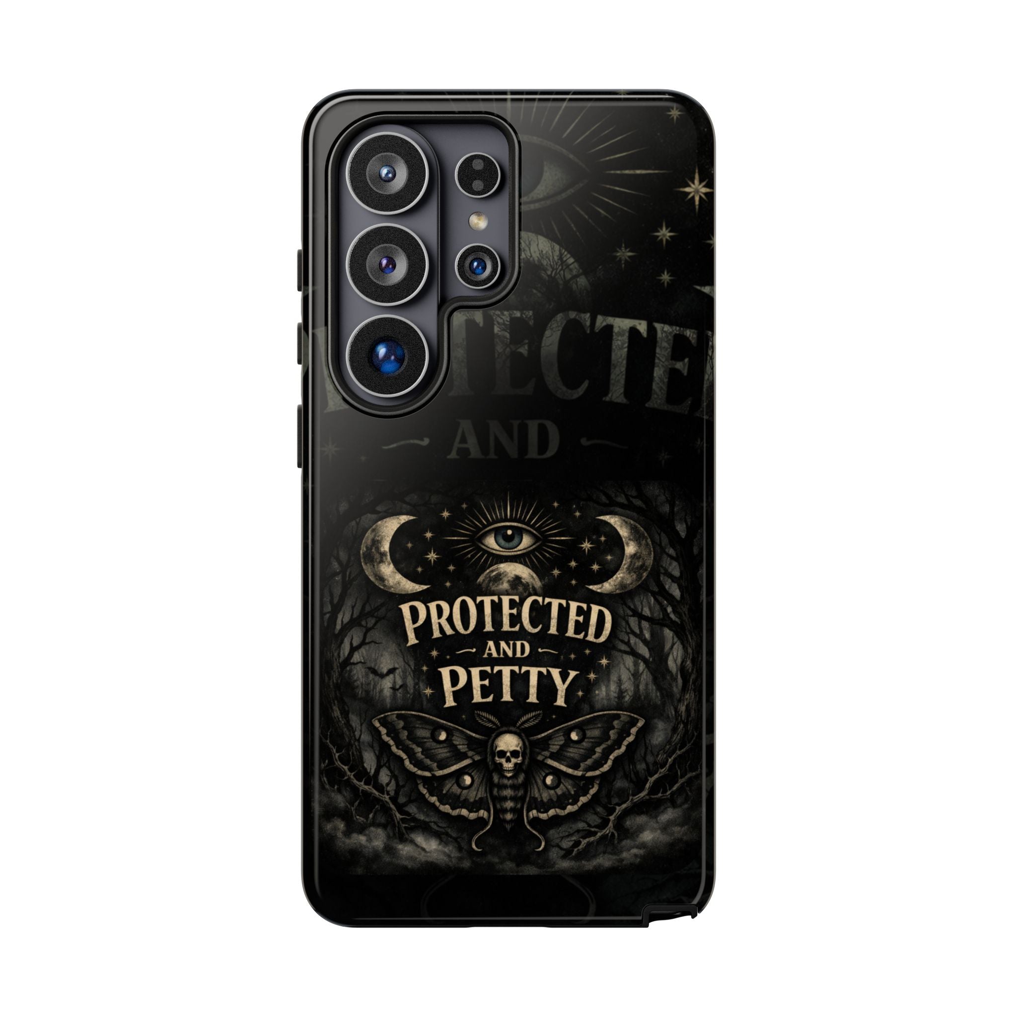 Phone Case — Gothic 'Protected and Petty' Tough Protective Cover