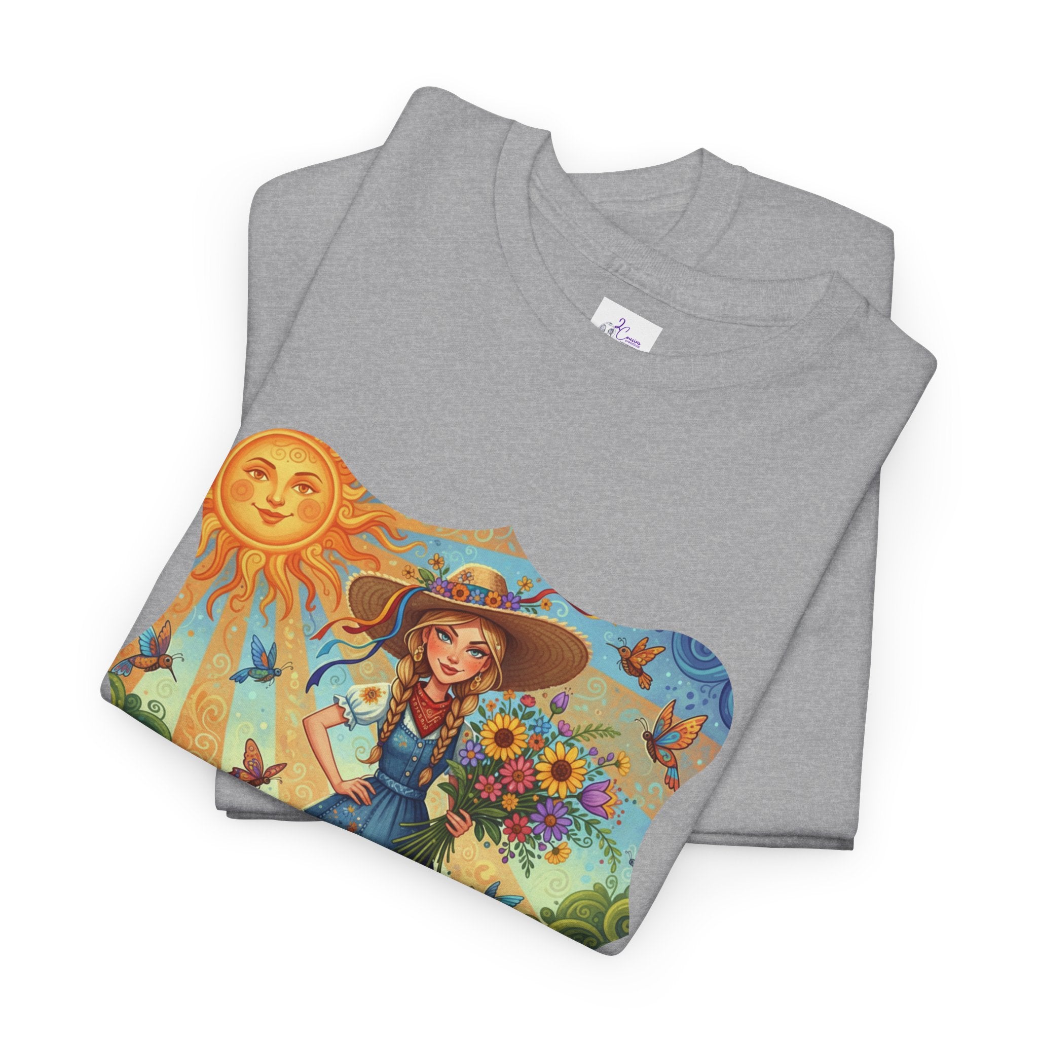Summer Sunflower Scarecrow T-Shirt — "Don't Tell Me What To Do" Graphic Tee