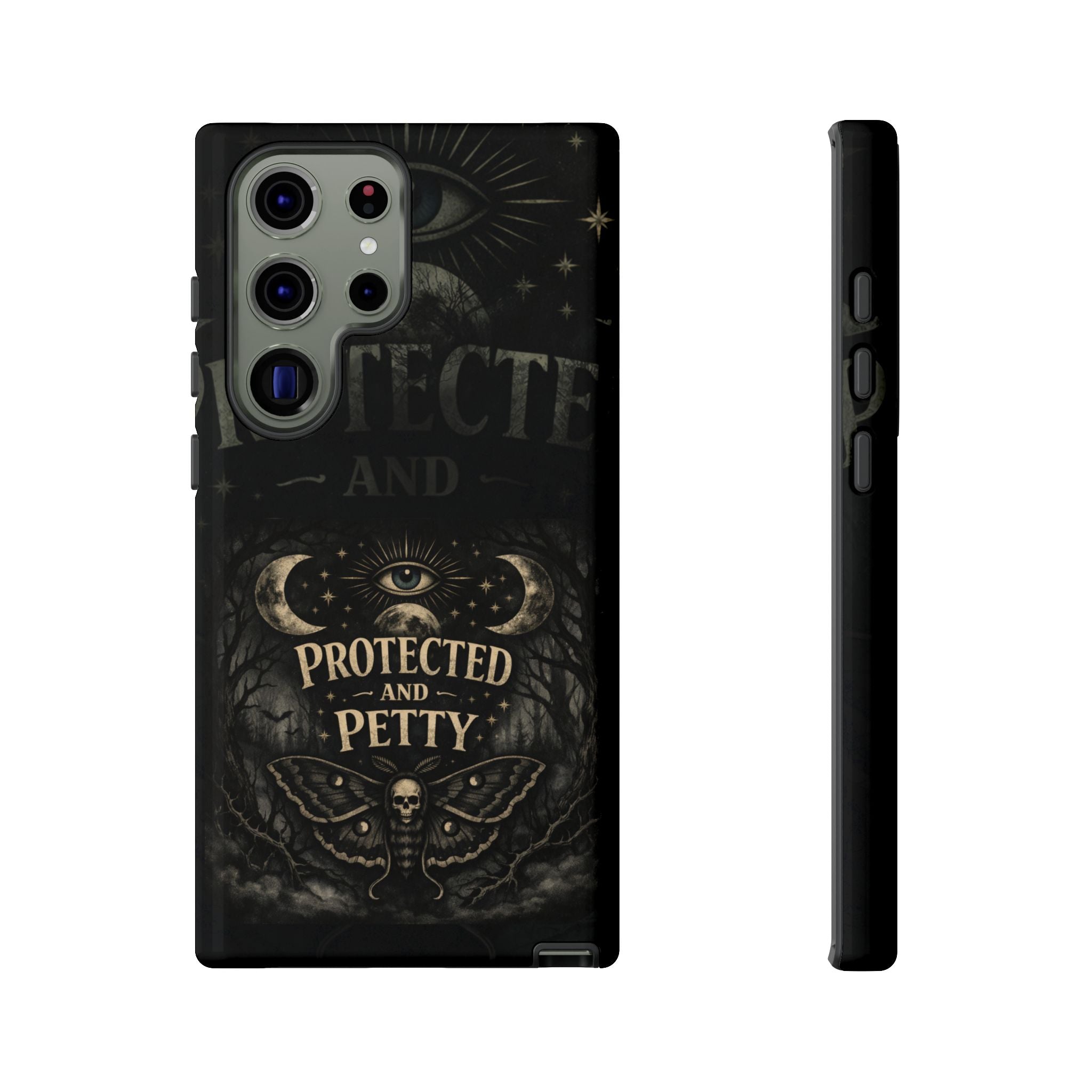 Phone Case — Gothic 'Protected and Petty' Tough Protective Cover