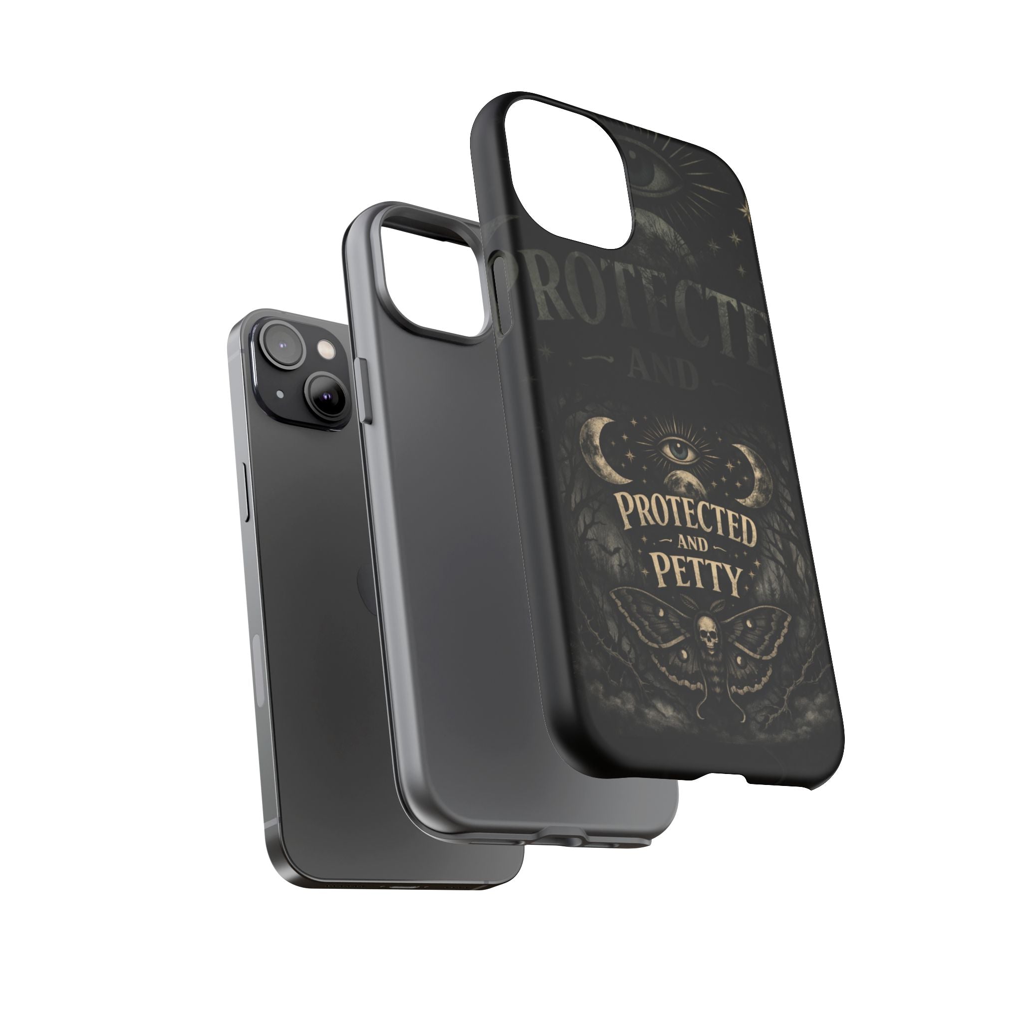 Phone Case — Gothic 'Protected and Petty' Tough Protective Cover