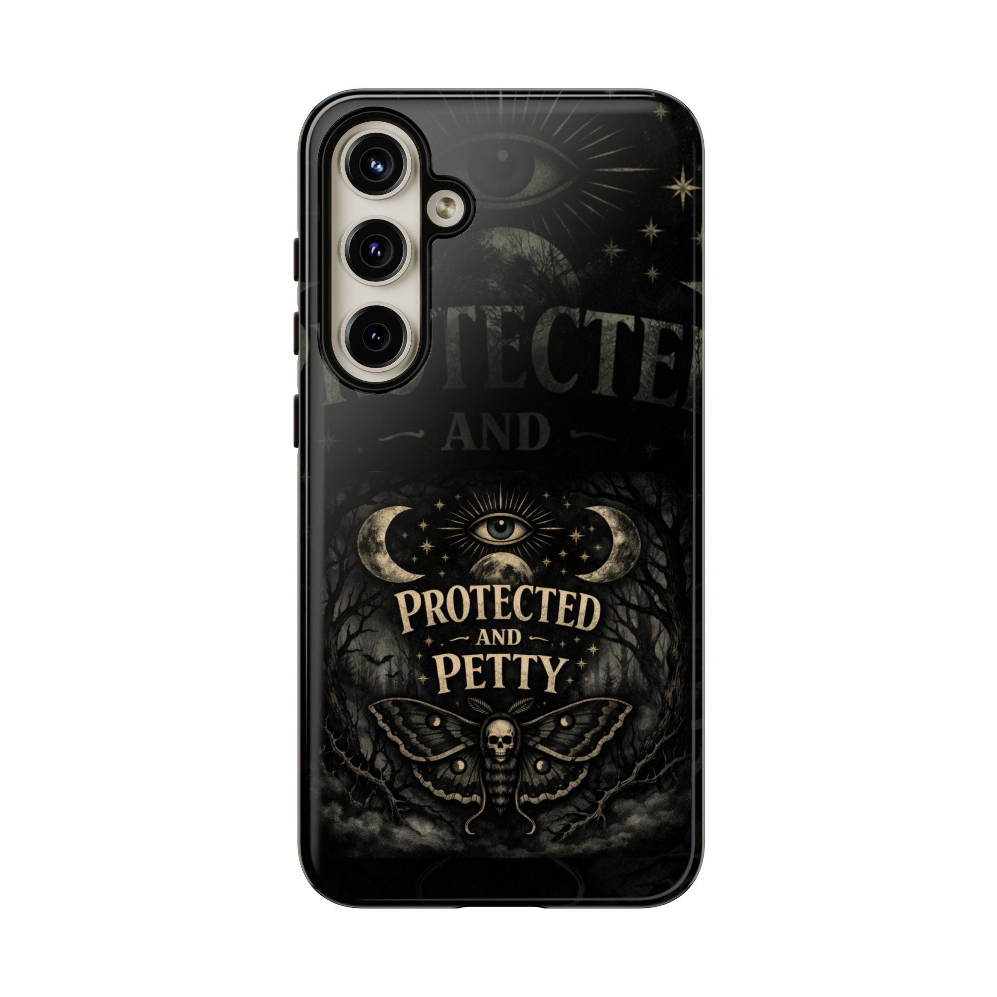 Phone Case — Gothic 'Protected and Petty' Tough Protective Cover