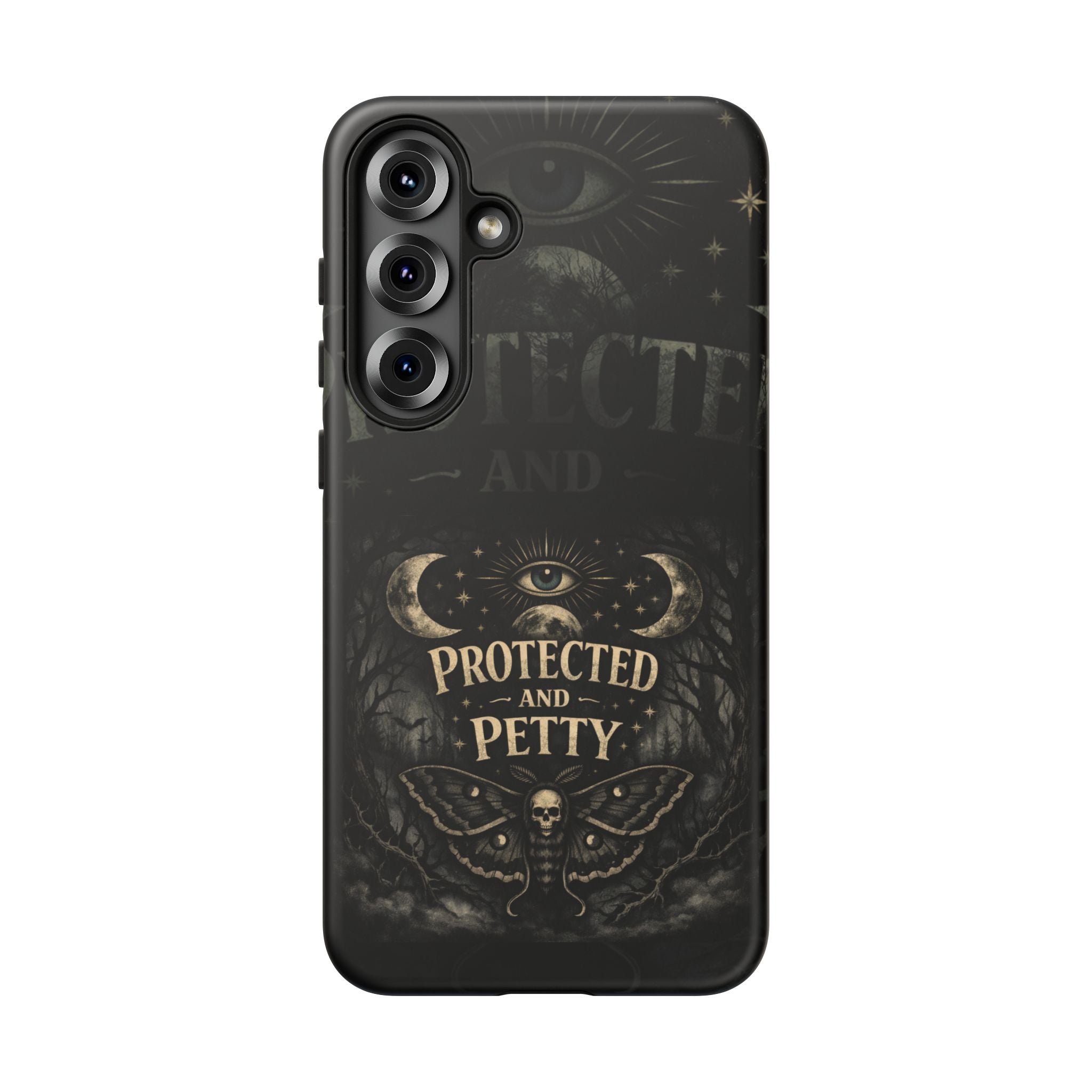 Phone Case — Gothic 'Protected and Petty' Tough Protective Cover