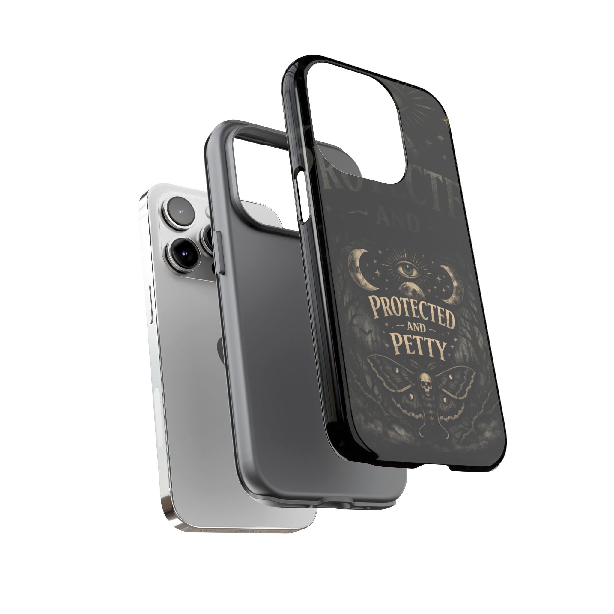 Phone Case — Gothic 'Protected and Petty' Tough Protective Cover