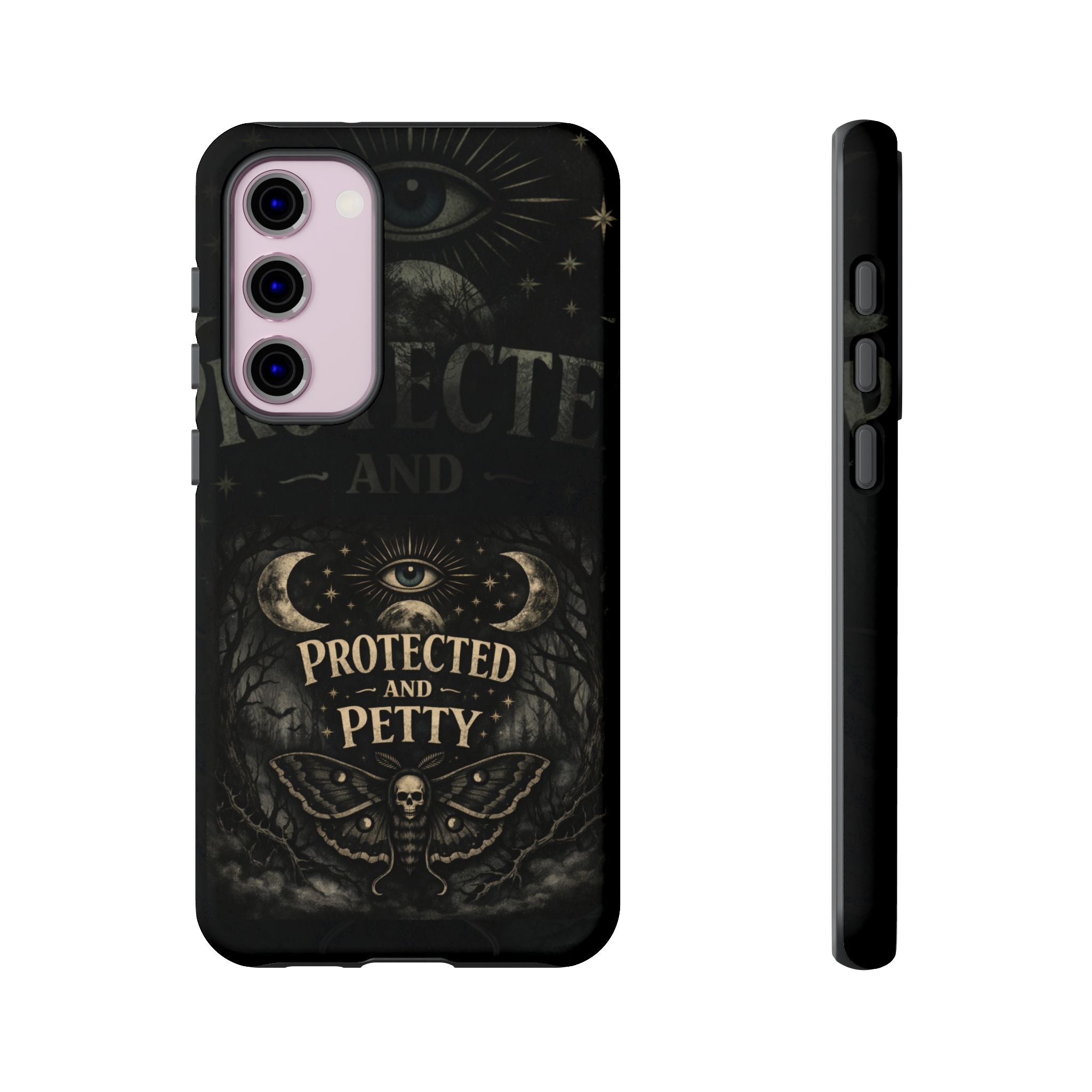 Phone Case — Gothic 'Protected and Petty' Tough Protective Cover