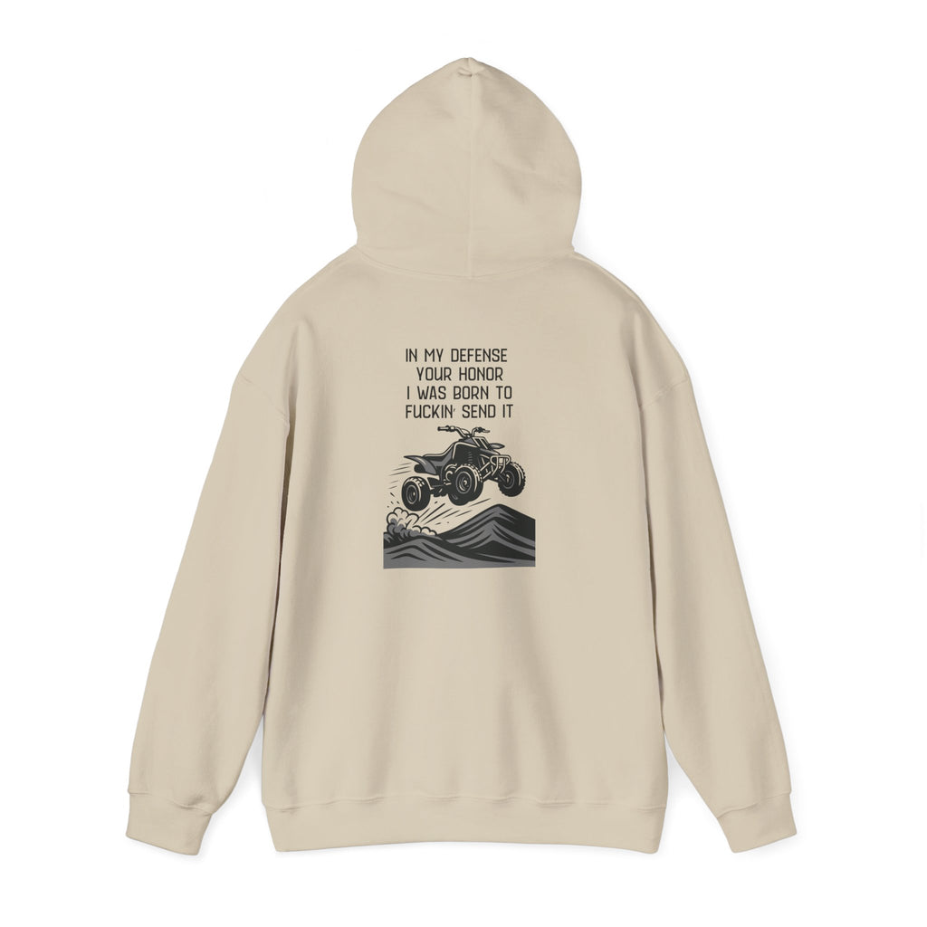 Hoodie — "In My Defense Your Honor" Off‑Road ATV Hoodie