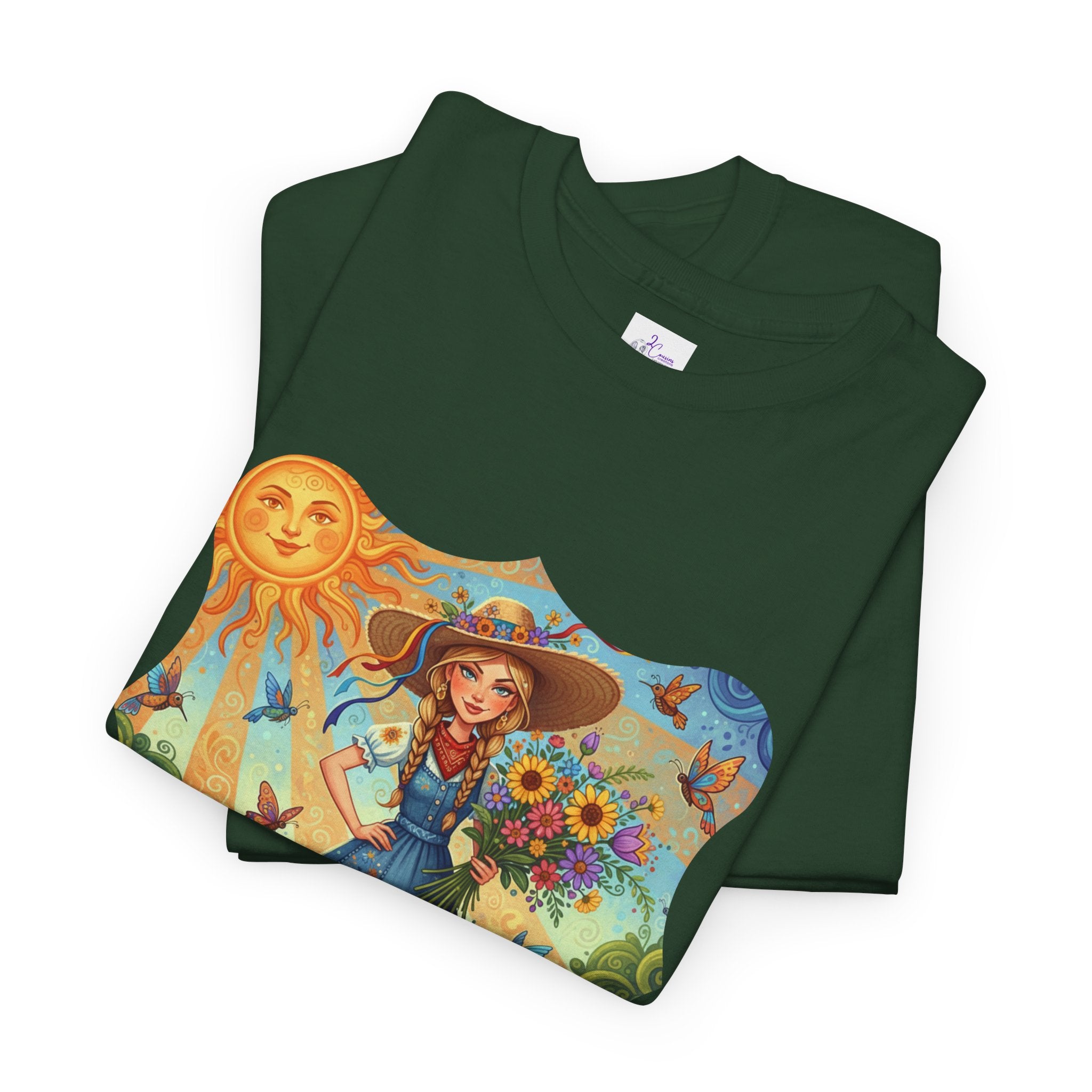 Summer Sunflower Scarecrow T-Shirt — "Don't Tell Me What To Do" Graphic Tee