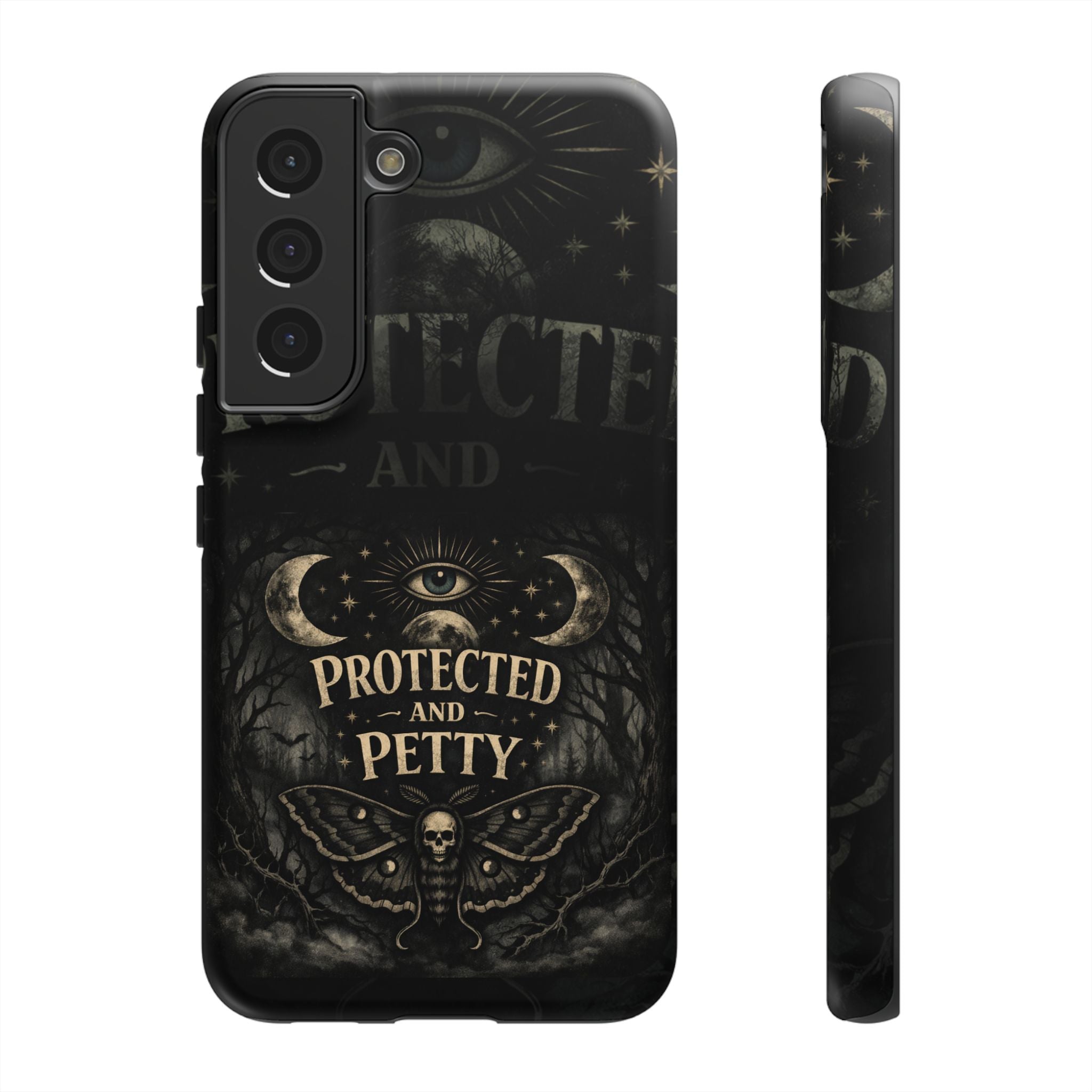 Phone Case — Gothic 'Protected and Petty' Tough Protective Cover