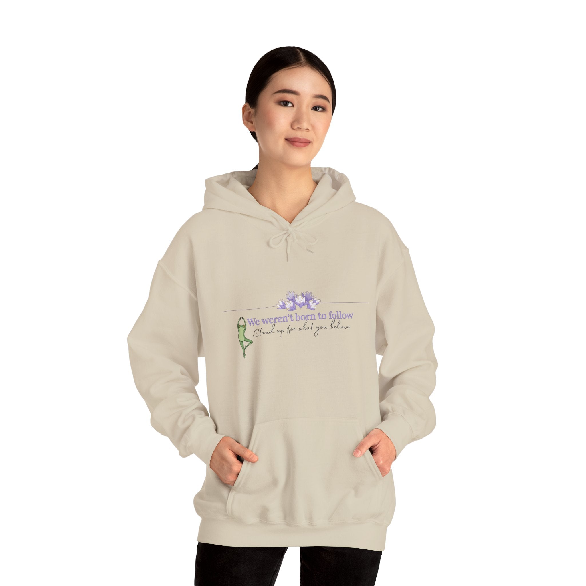 "We weren't born to follow" Cozy Pullover