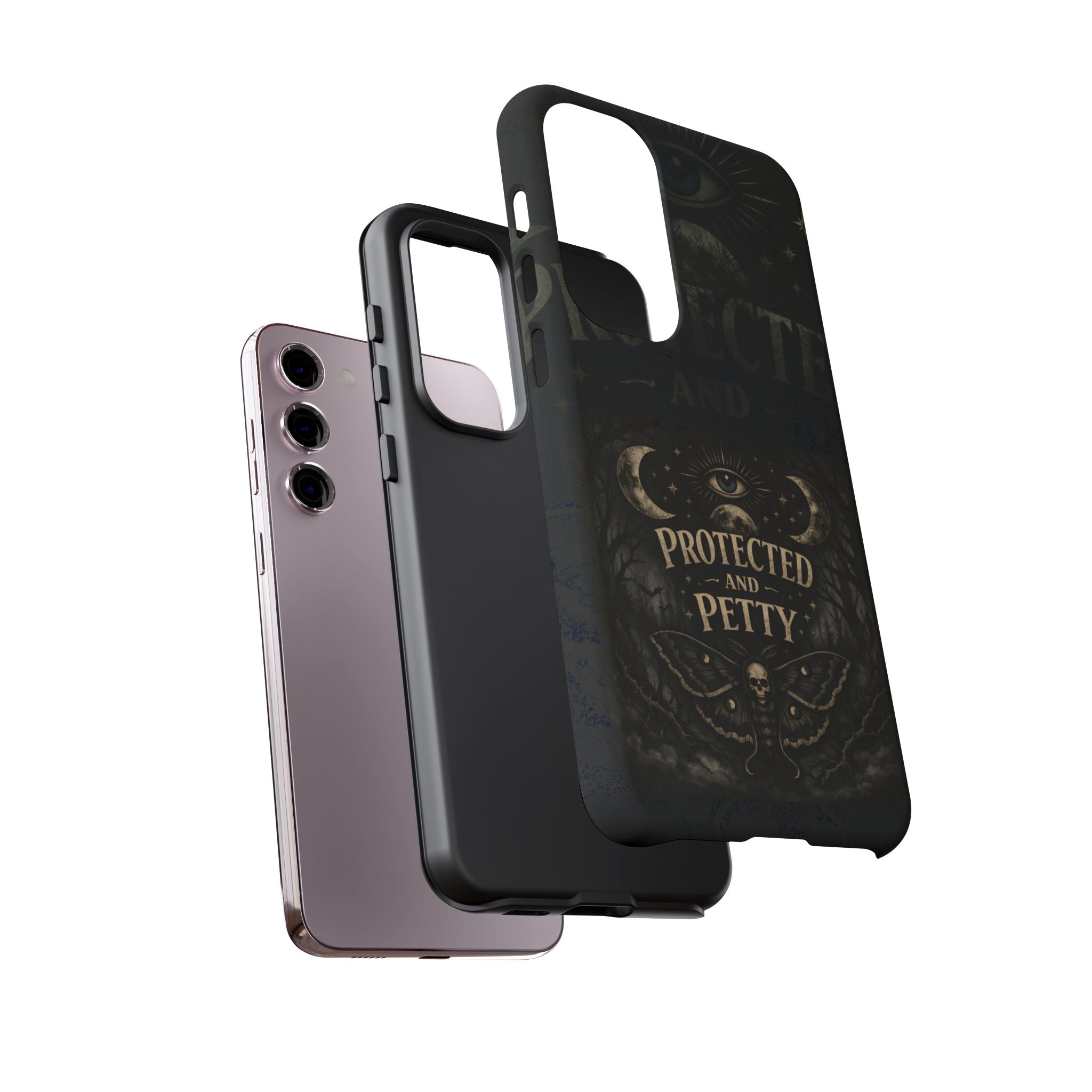 Phone Case — Gothic 'Protected and Petty' Tough Protective Cover