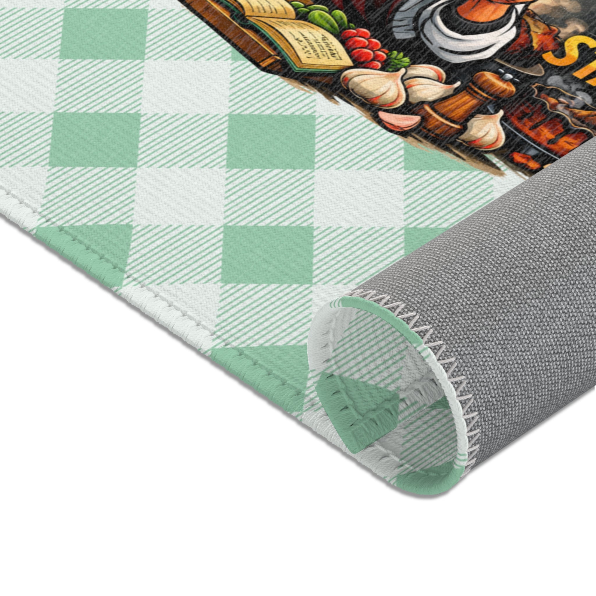 Funny Chef Area Rug – “If You Don't Like My Cooking Lower Your Standards” Kitchen Floor Mat