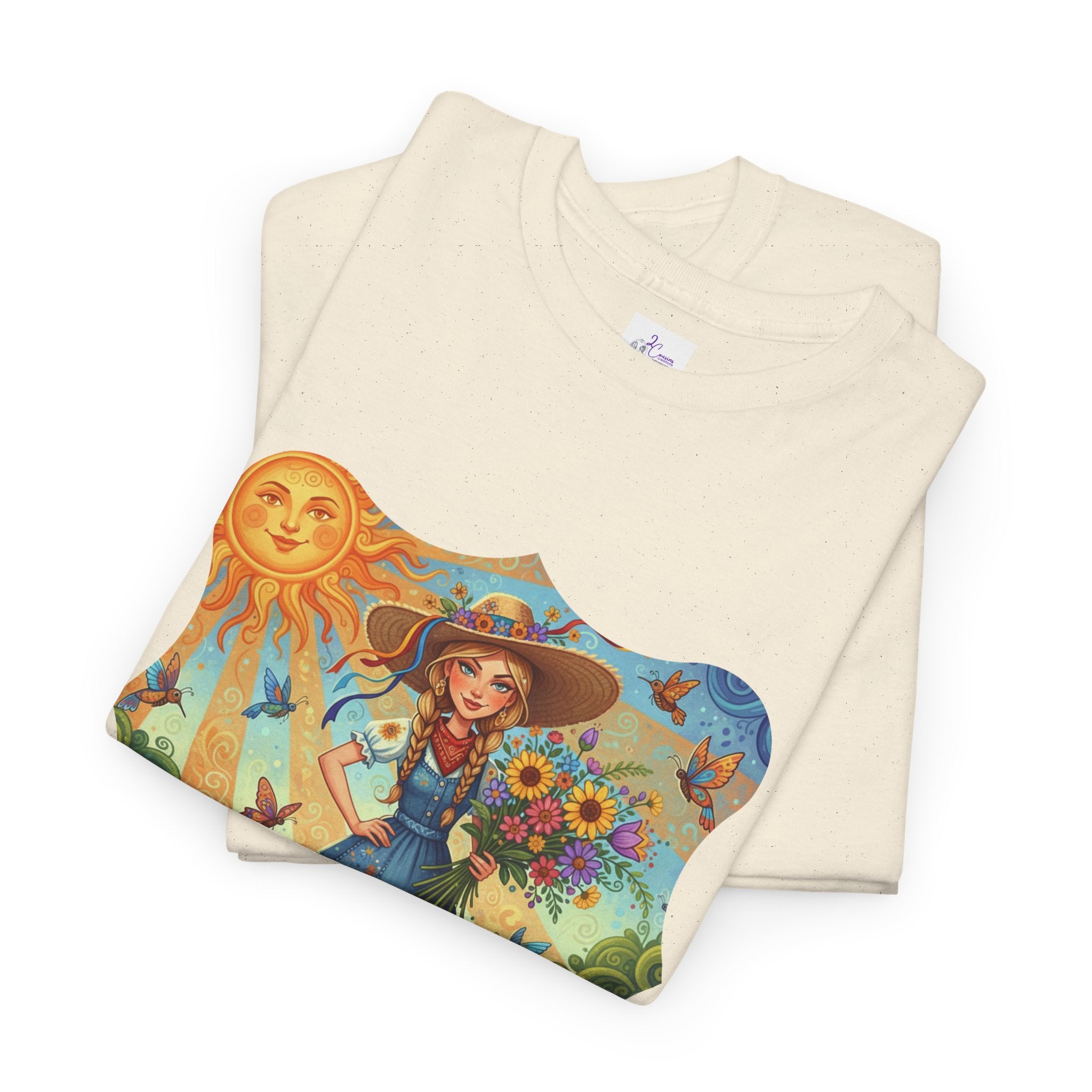 Summer Sunflower Scarecrow T-Shirt — "Don't Tell Me What To Do" Graphic Tee
