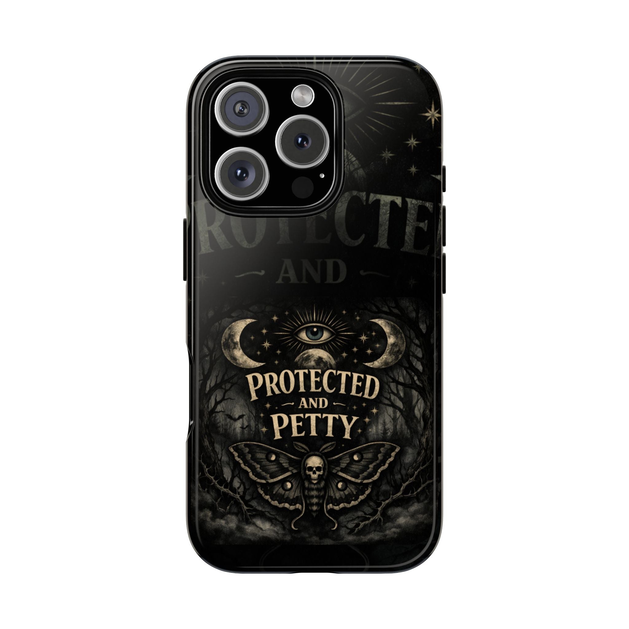 Phone Case — Gothic 'Protected and Petty' Tough Protective Cover