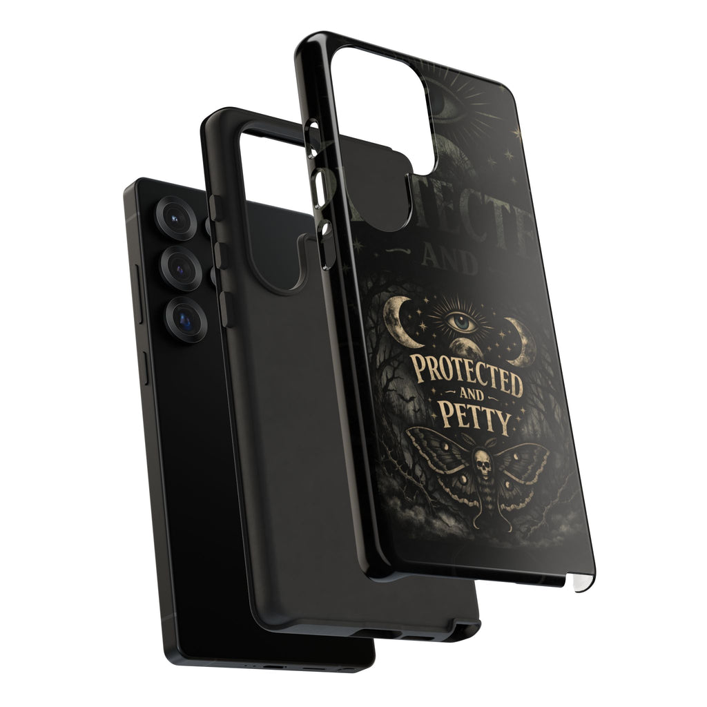 Phone Case — Gothic 'Protected and Petty' Tough Protective Cover