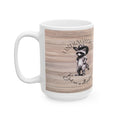 Undiagnosed Raccoon wearing cowboy hat Ceramic Mug –  Rustic Coffee Cup (15oz)