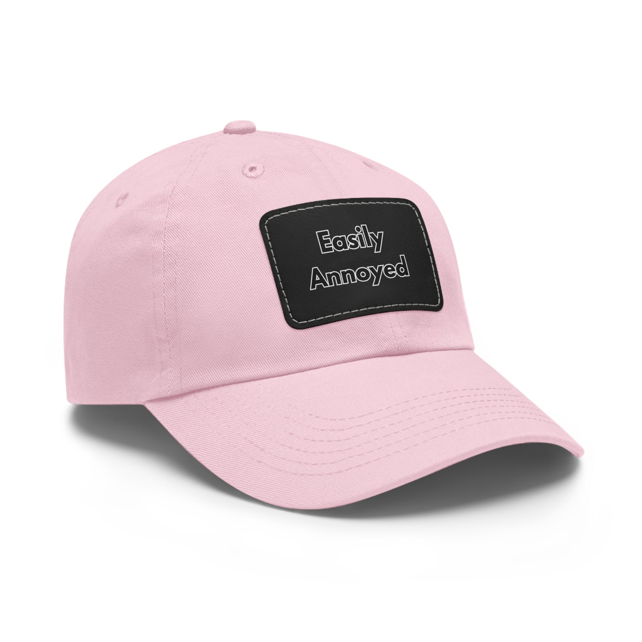 Easily Annoyed Leather Patch "Dad Hat" – Funny Casual Cap
