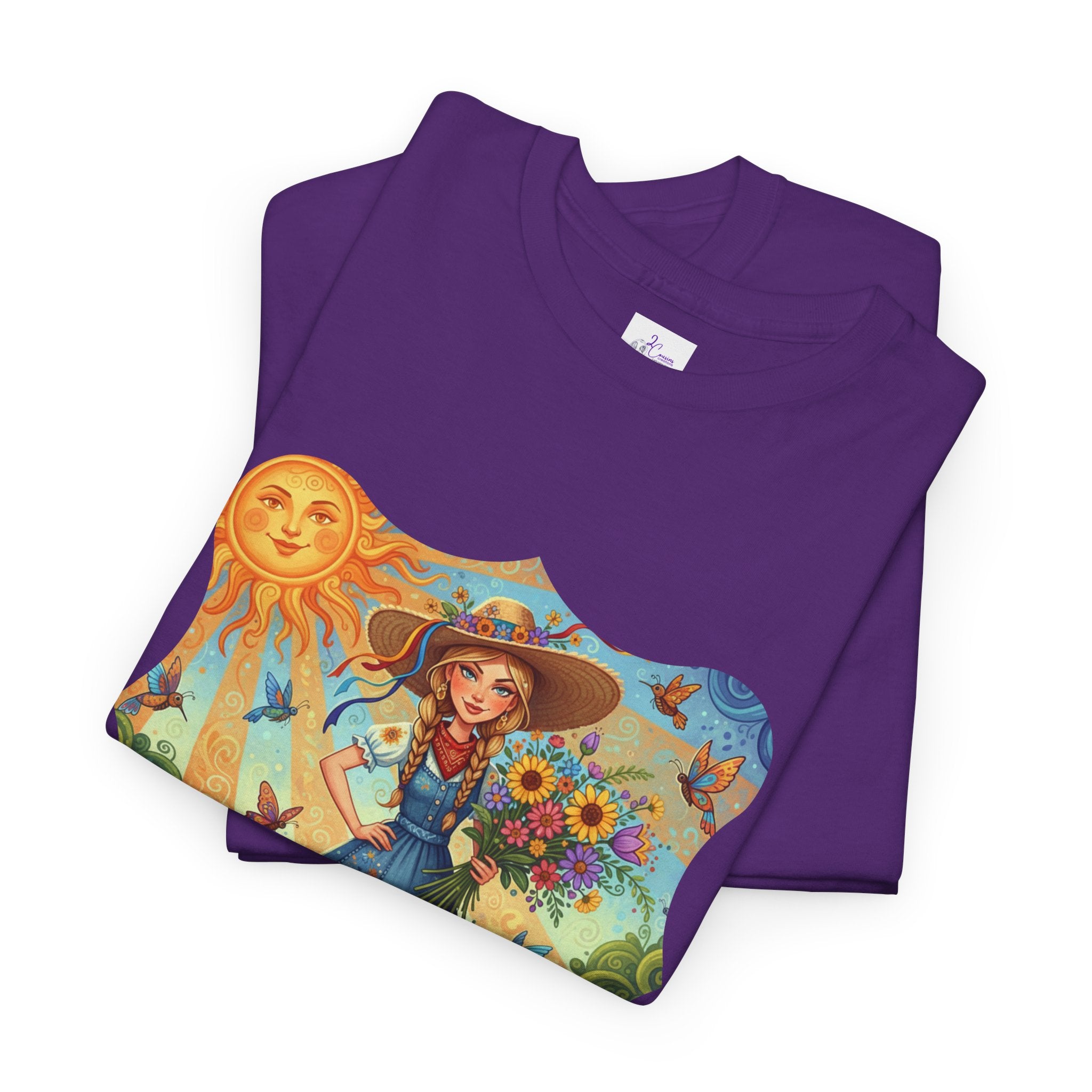 Summer Sunflower Scarecrow T-Shirt — "Don't Tell Me What To Do" Graphic Tee