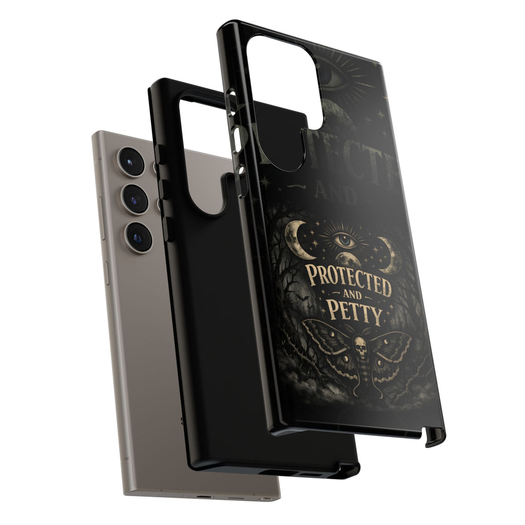 Phone Case — Gothic 'Protected and Petty' Tough Protective Cover