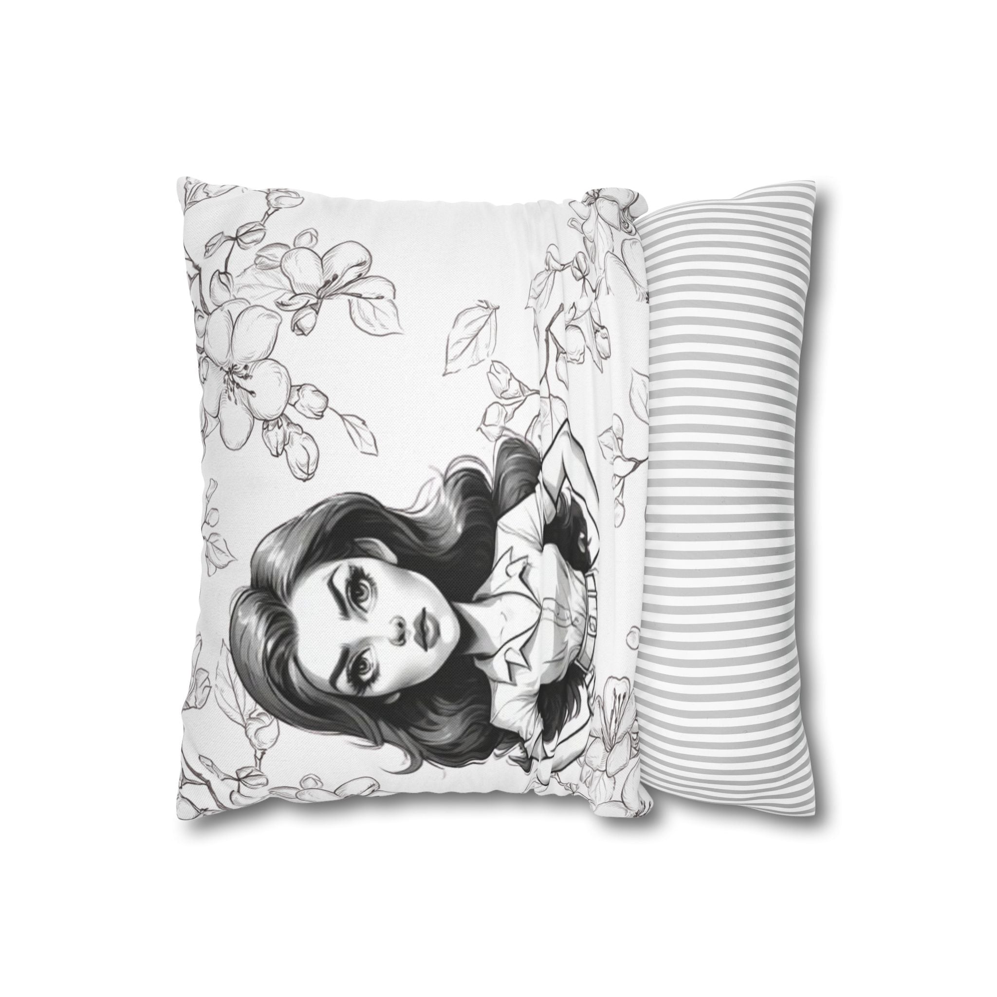 Funny Quote 'and the horse you rode in on' Decorative Pillowcase