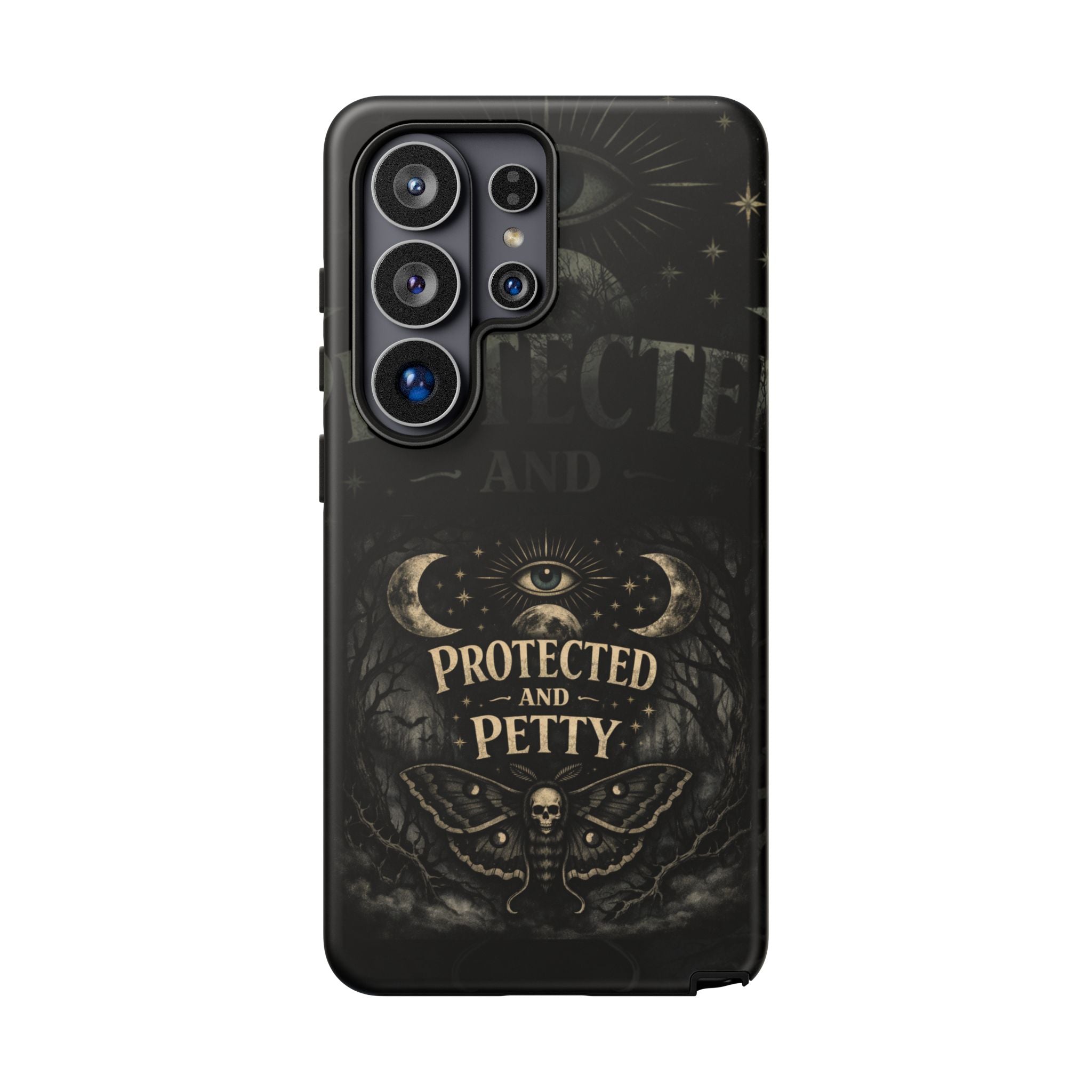 Phone Case — Gothic 'Protected and Petty' Tough Protective Cover