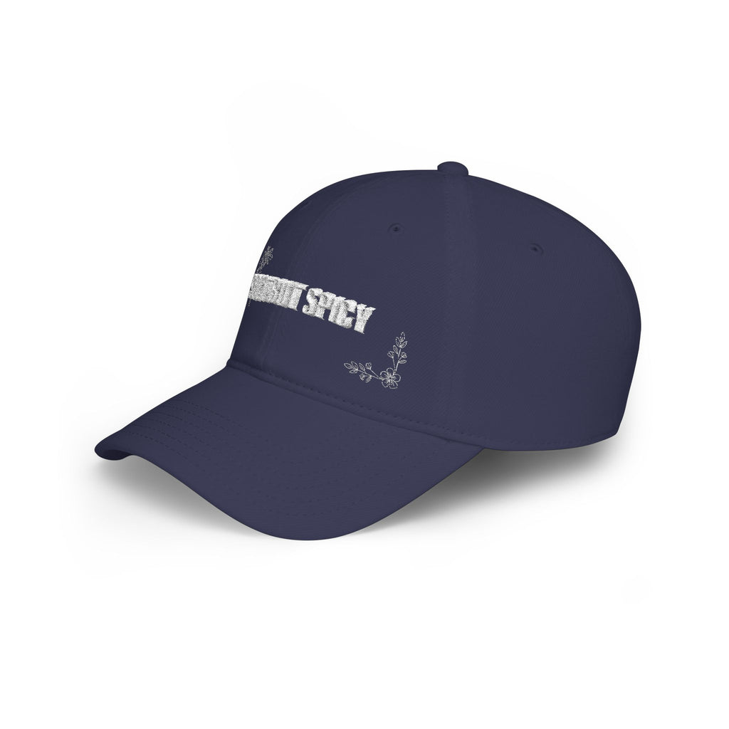Soft But Spicy Embroidered Baseball Cap — Low Profile Summer Hat