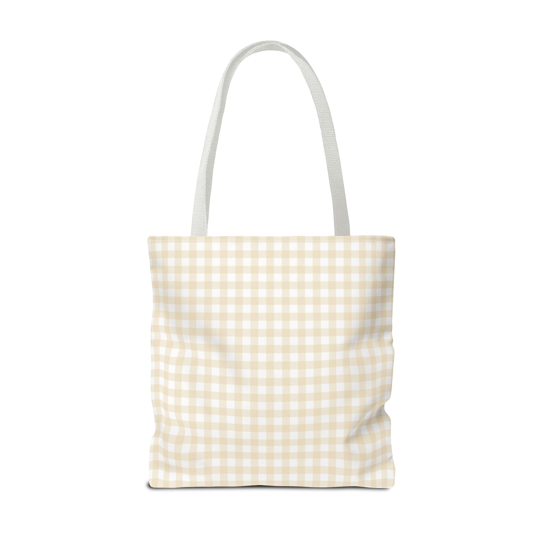 Retro Warning Tote Bag — "This bag contains my hopes, my plans, and maybe a surprise. Proceed with CAUTION"