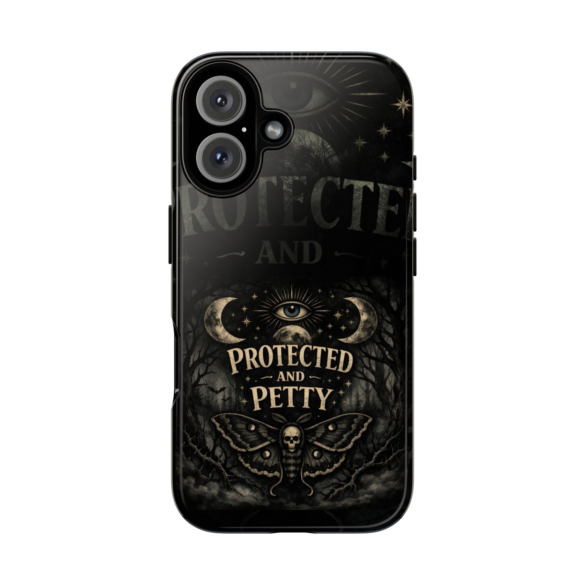 Phone Case — Gothic 'Protected and Petty' Tough Protective Cover