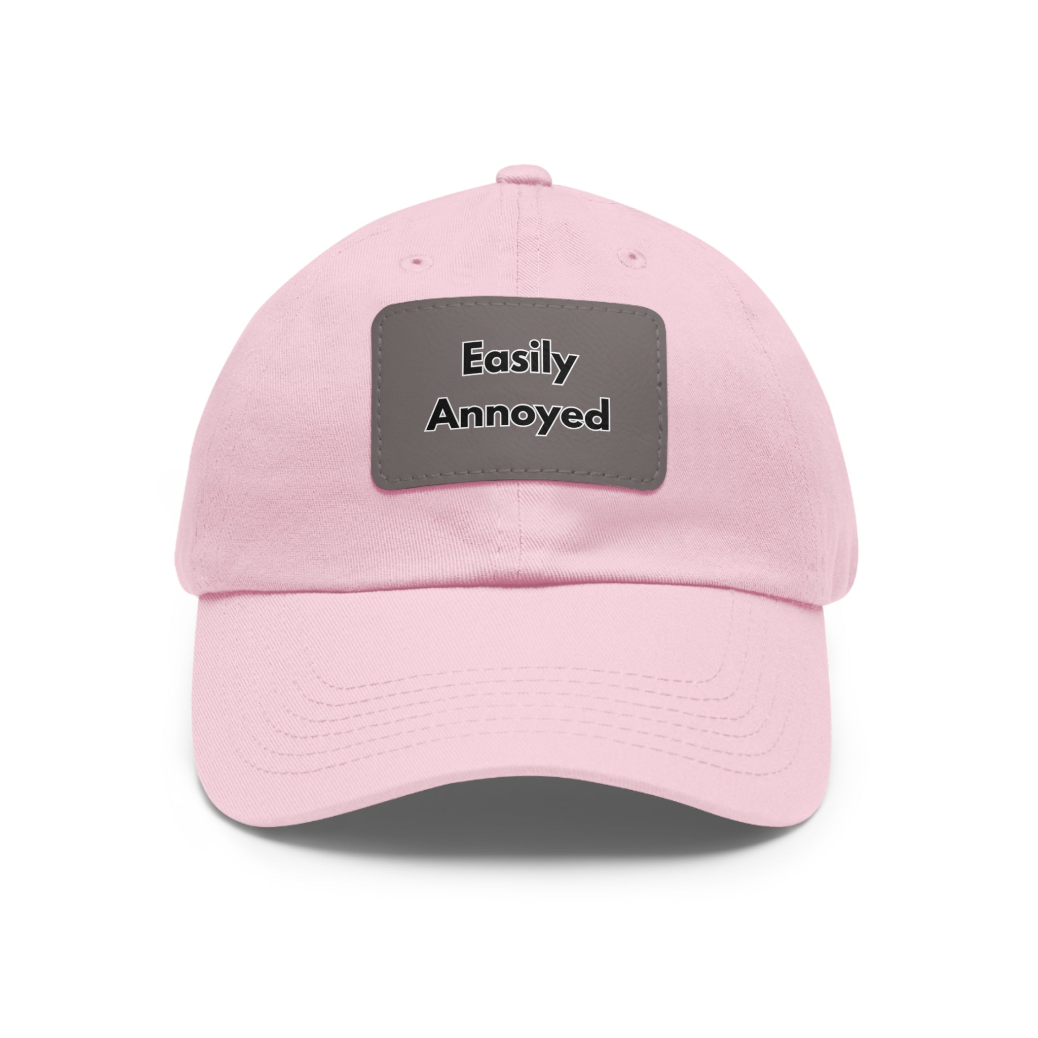 Easily Annoyed Leather Patch "Dad Hat" – Funny Casual Cap