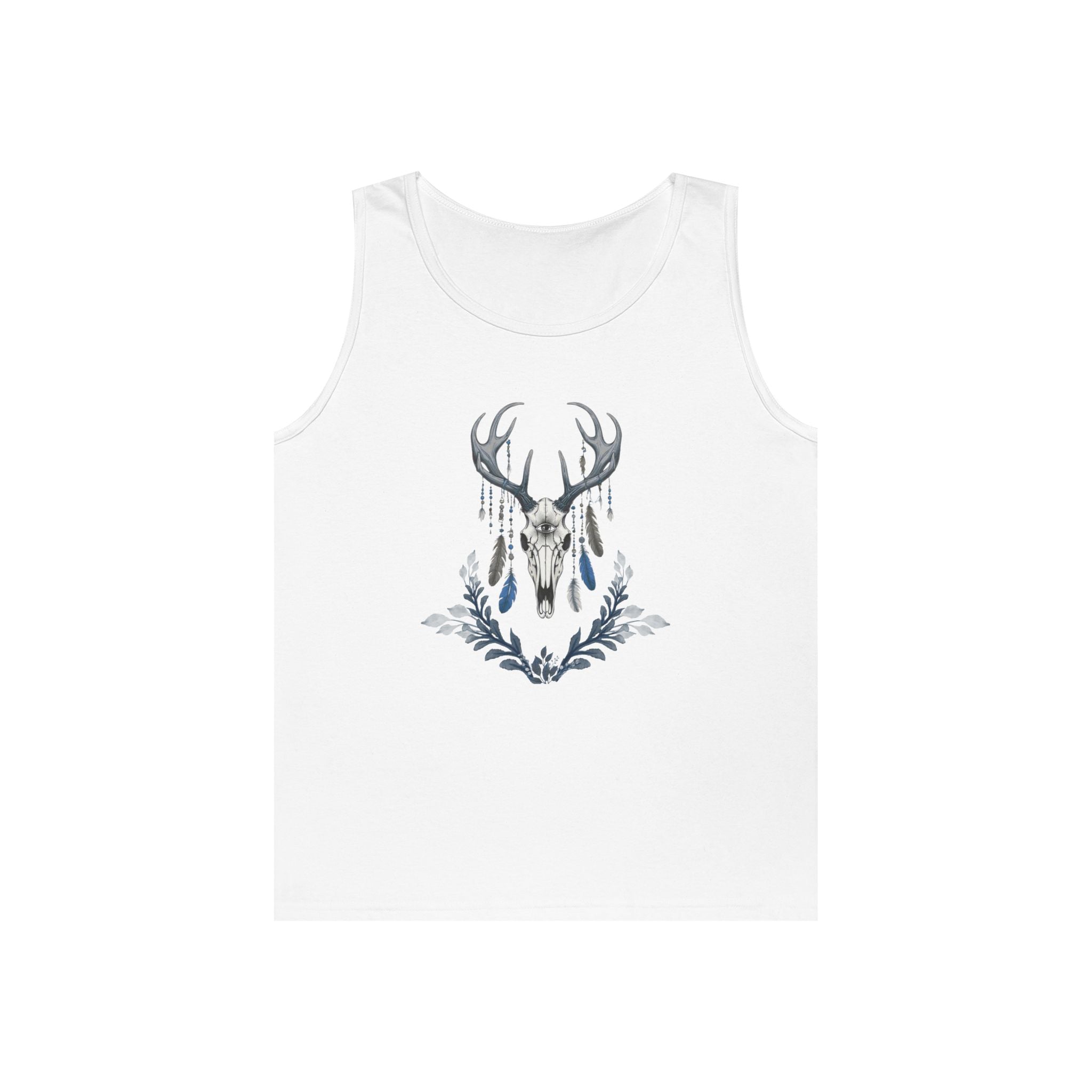 Deer Skull Boho Tank