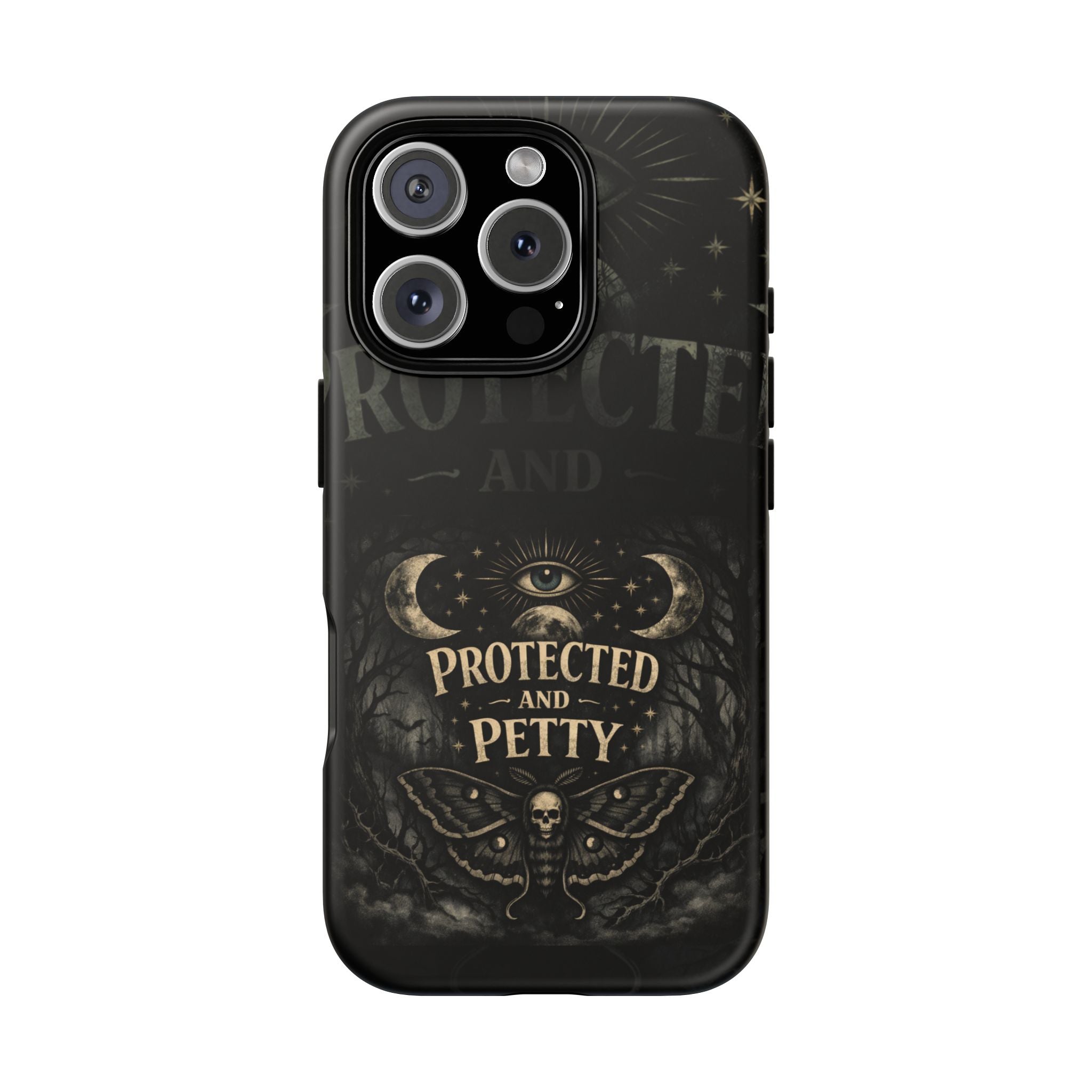 Phone Case — Gothic 'Protected and Petty' Tough Protective Cover