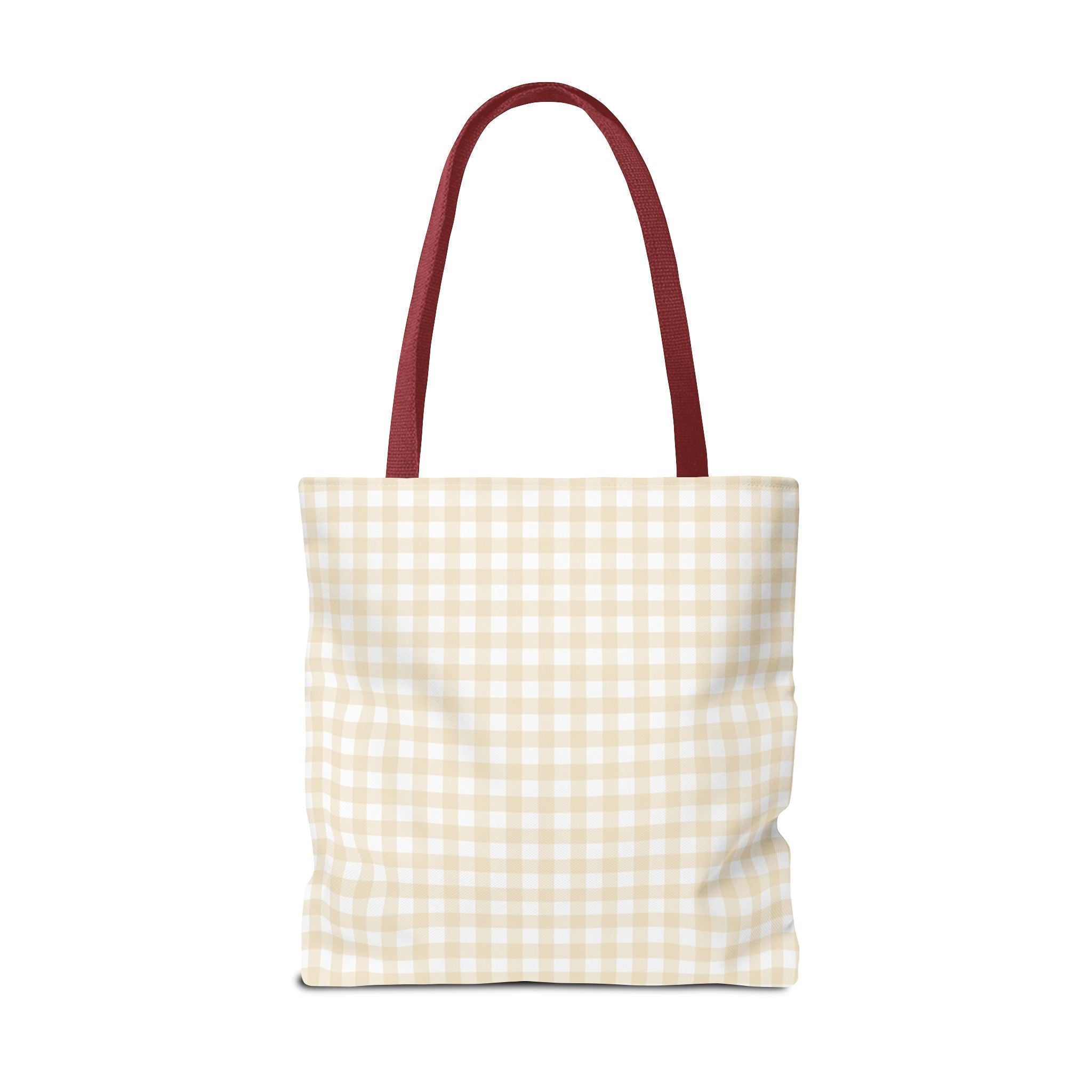 Retro Warning Tote Bag — "This bag contains my hopes, my plans, and maybe a surprise. Proceed with CAUTION"
