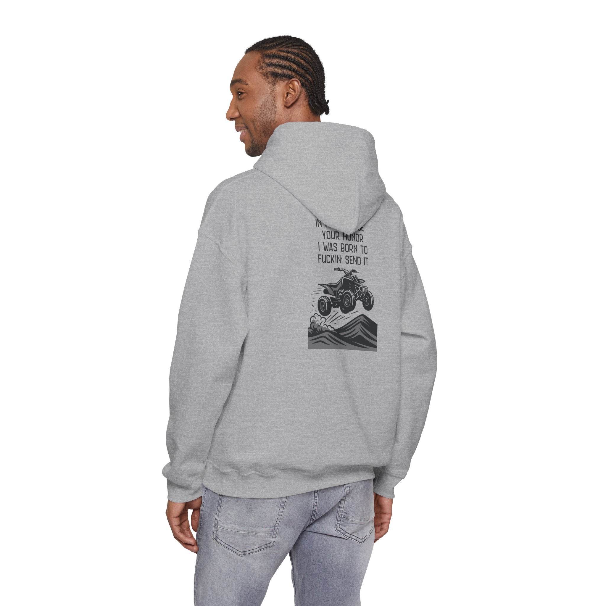 Hoodie — "In My Defense Your Honor" Off‑Road ATV Hoodie