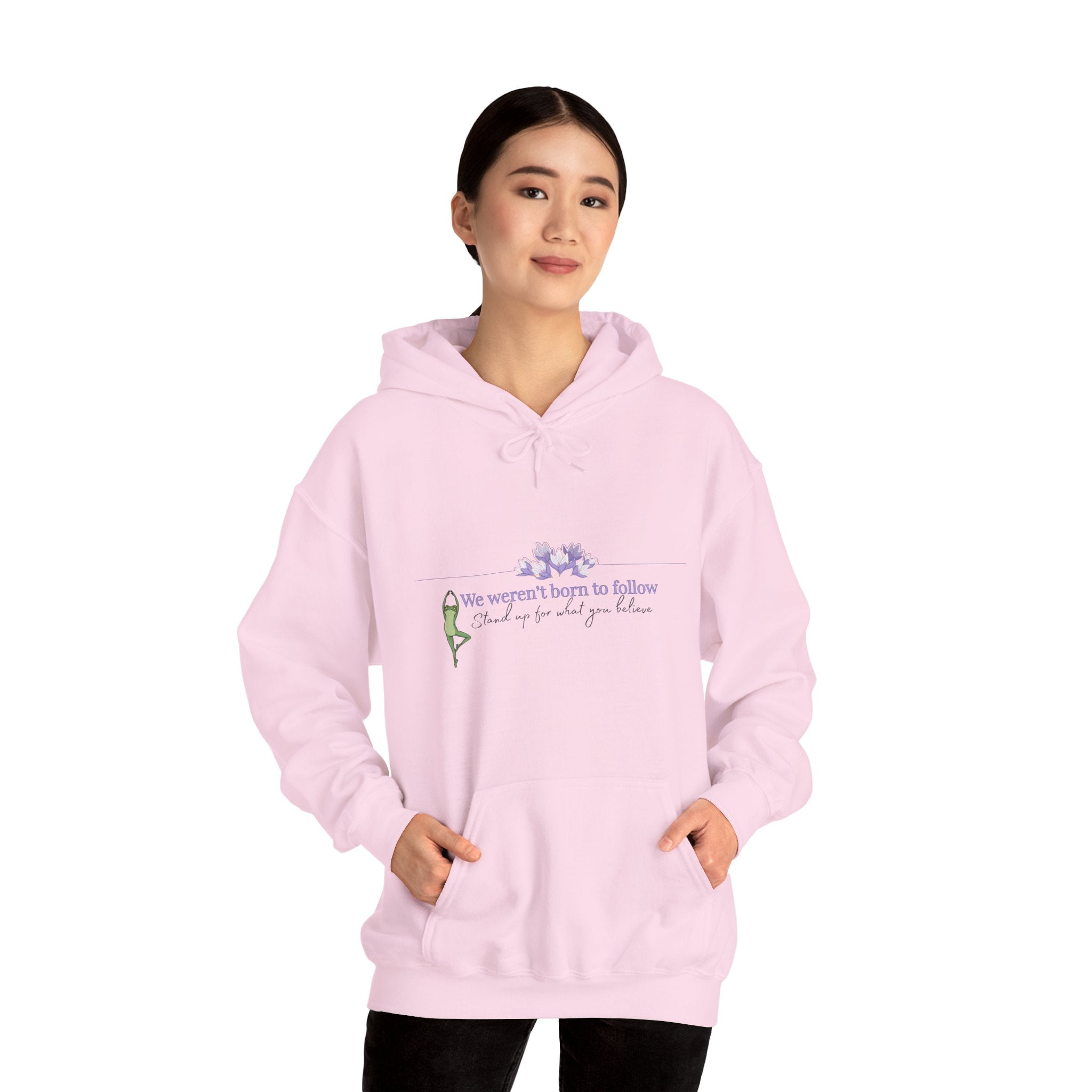 "We weren't born to follow" Cozy Pullover